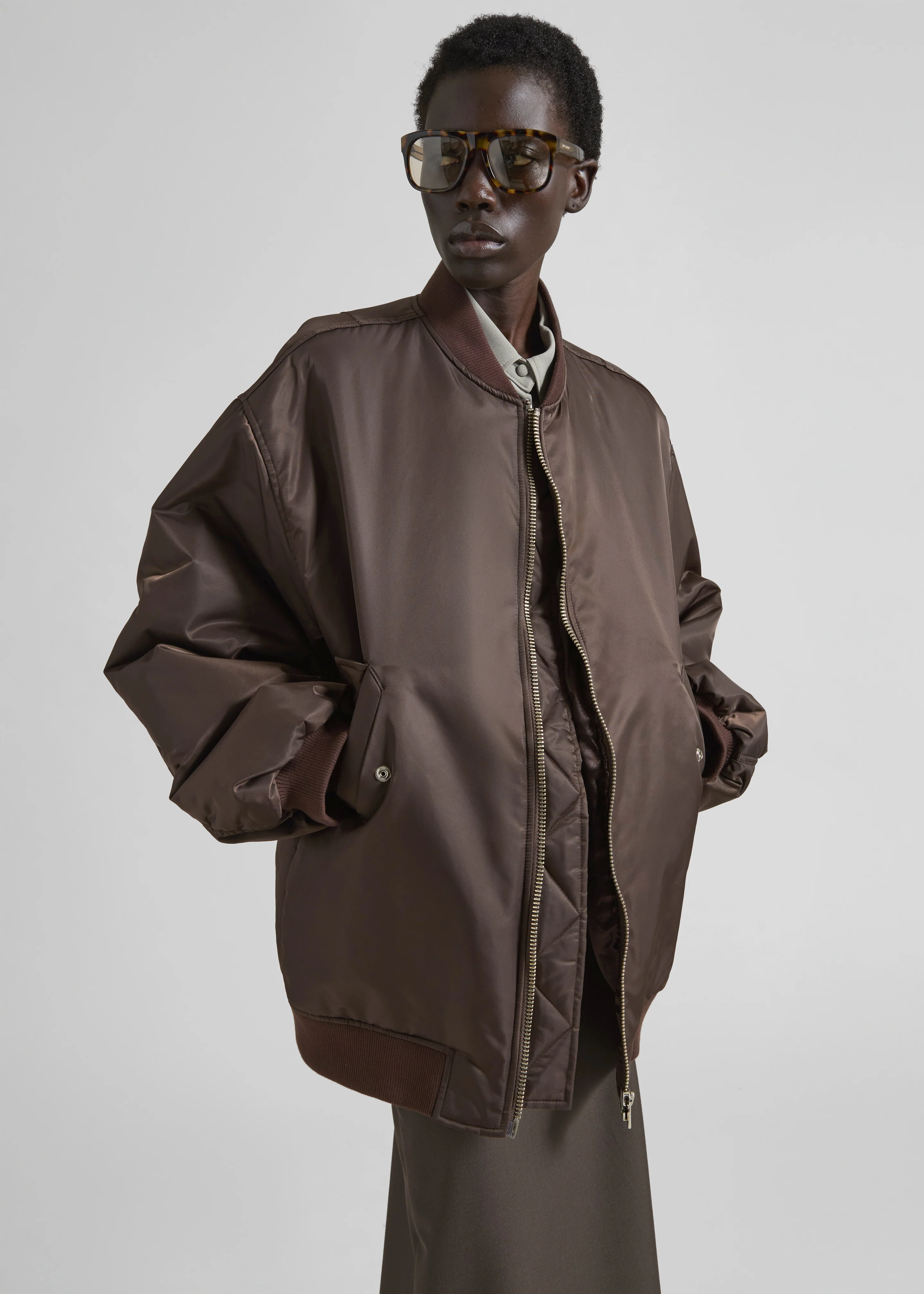 Astra Bomber Jacket - Brown