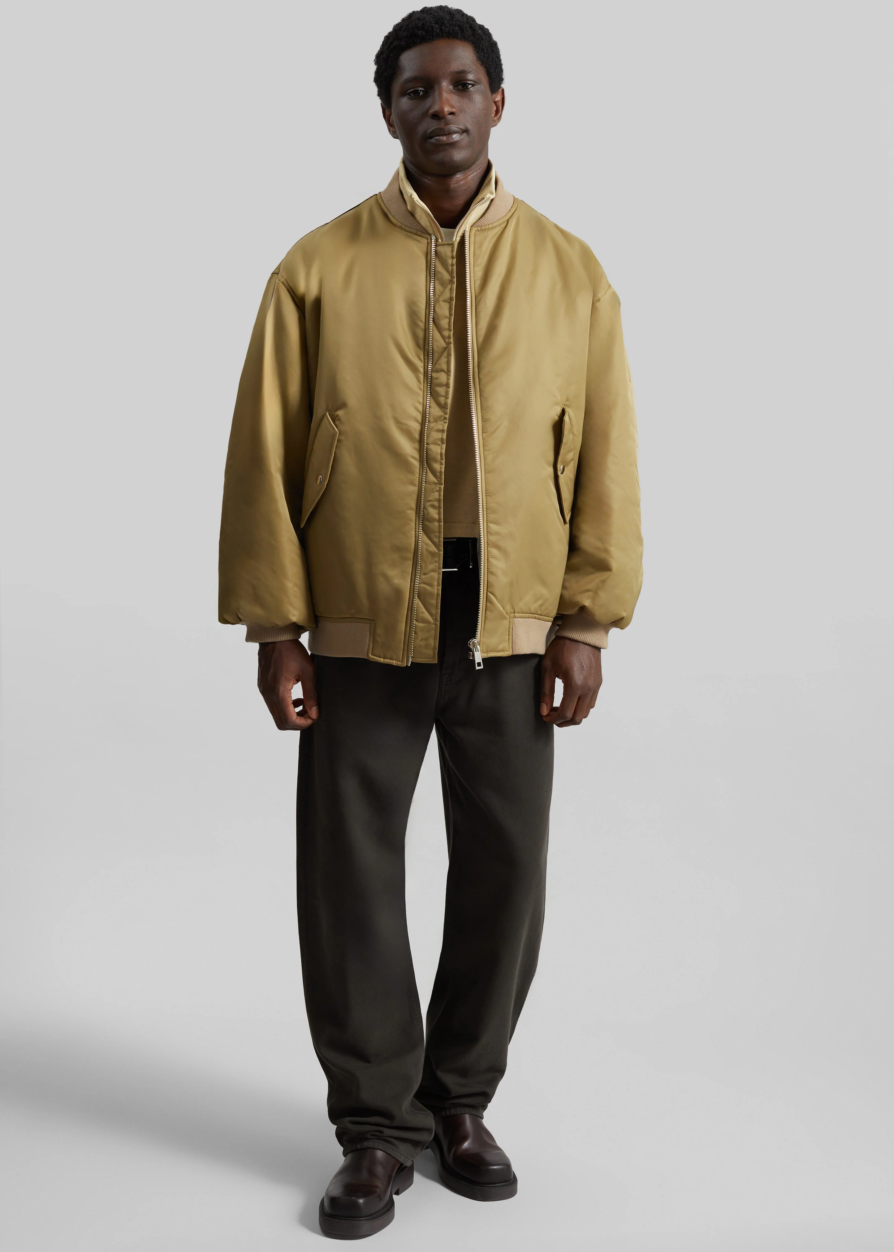 Astra Bomber Jacket - Olive - Image 14