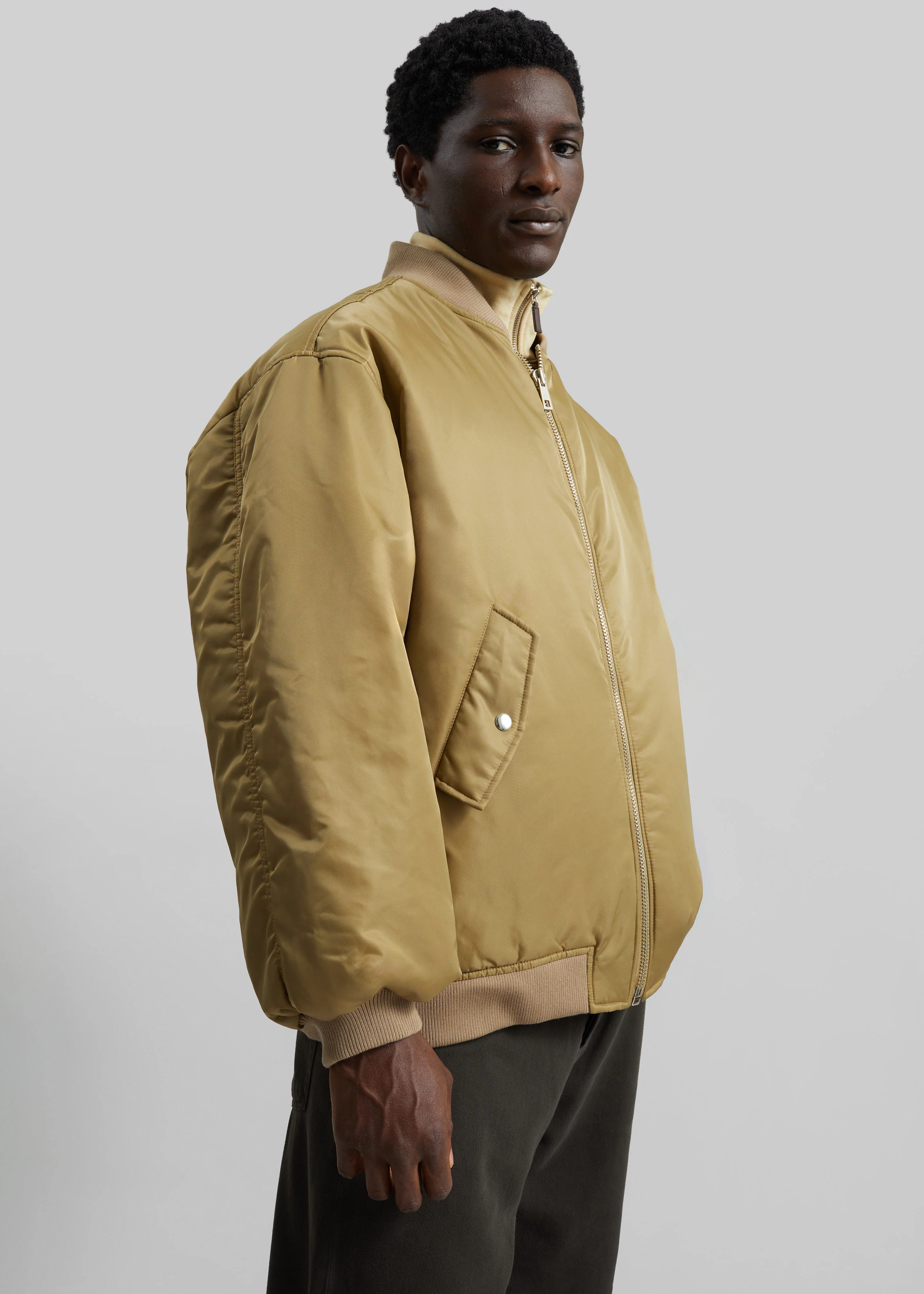 Astra Bomber Jacket - Olive - Image 16