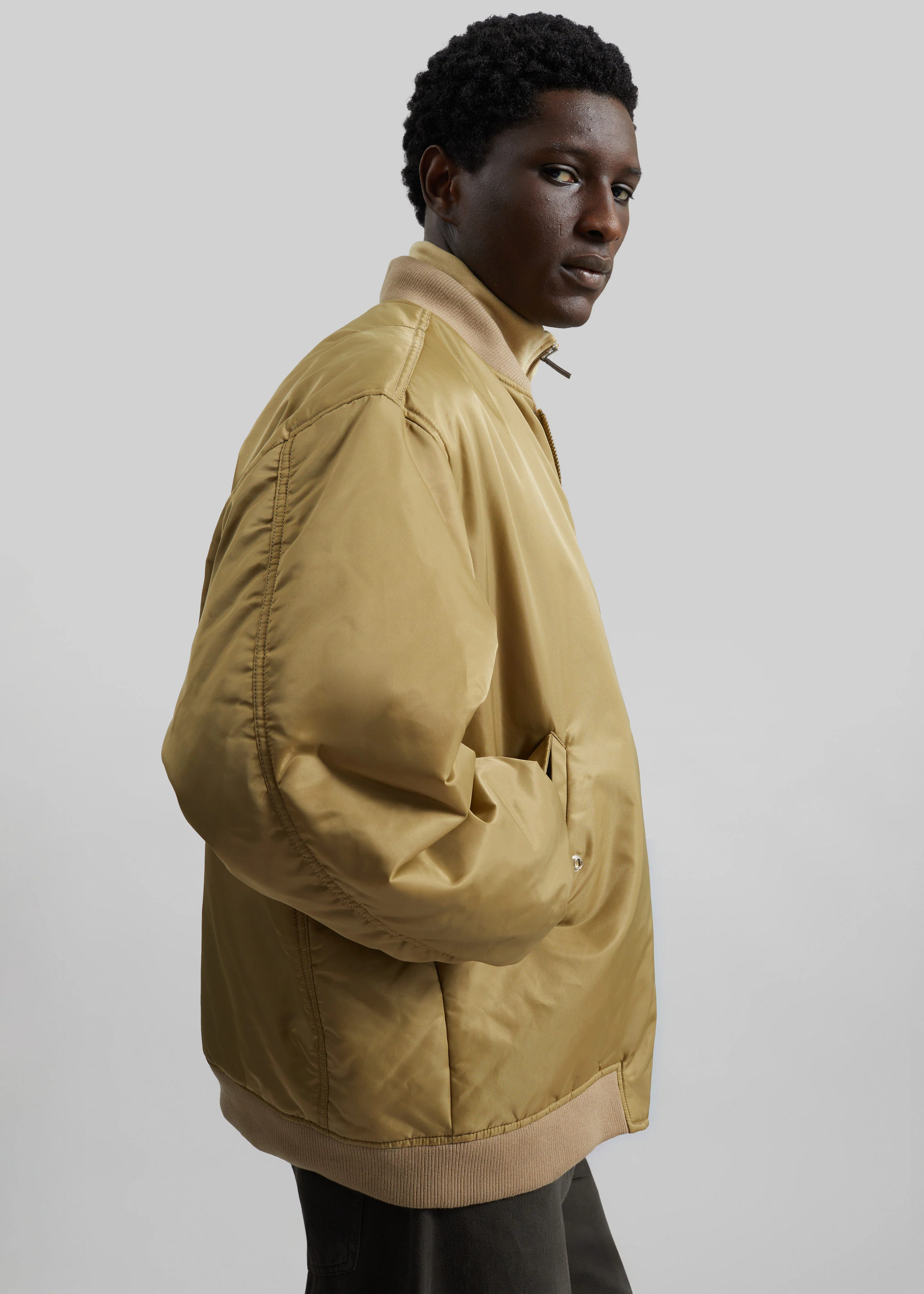 Astra Bomber Jacket - Olive - Image 17