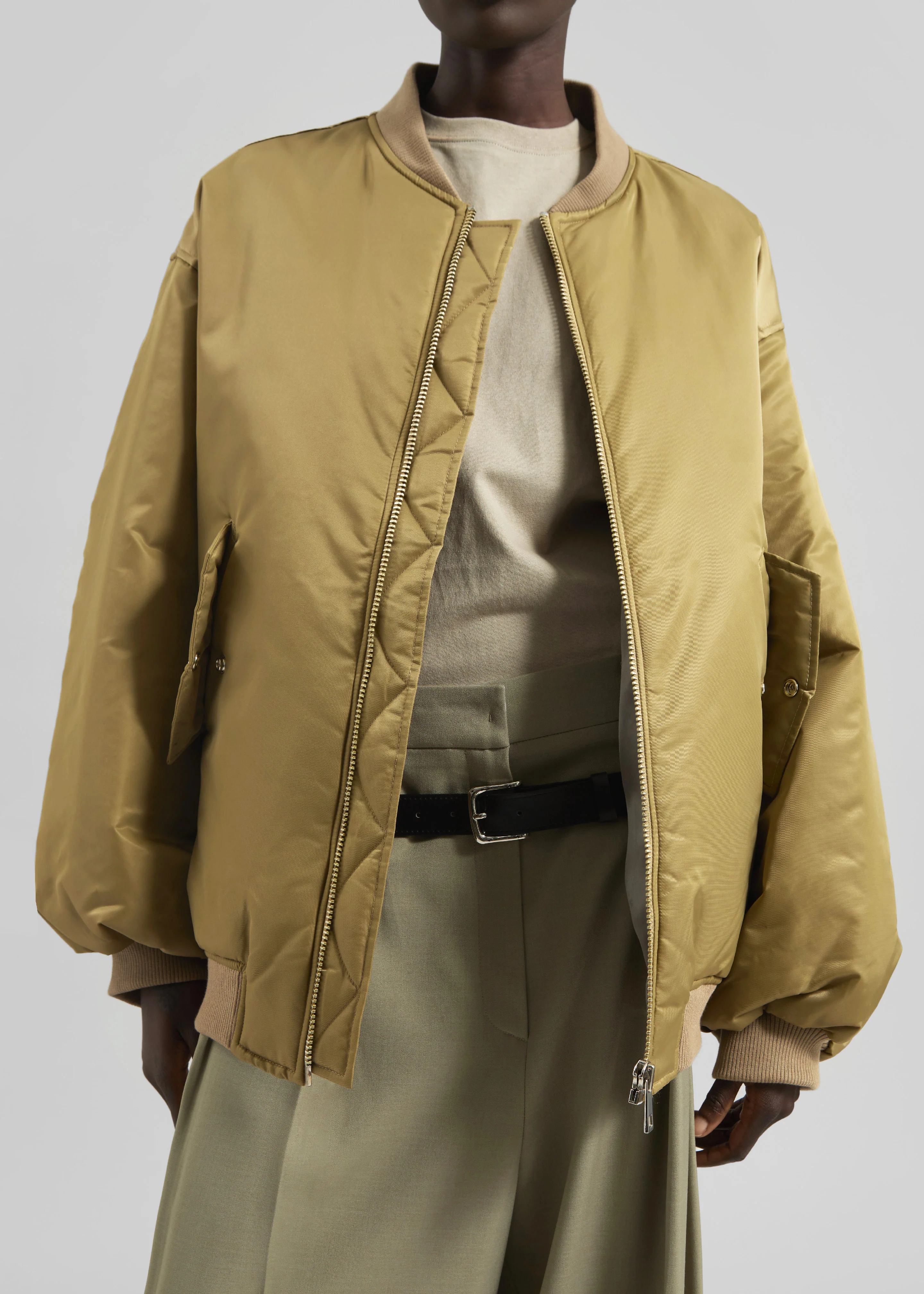Astra Bomber Jacket - Olive - Image 5