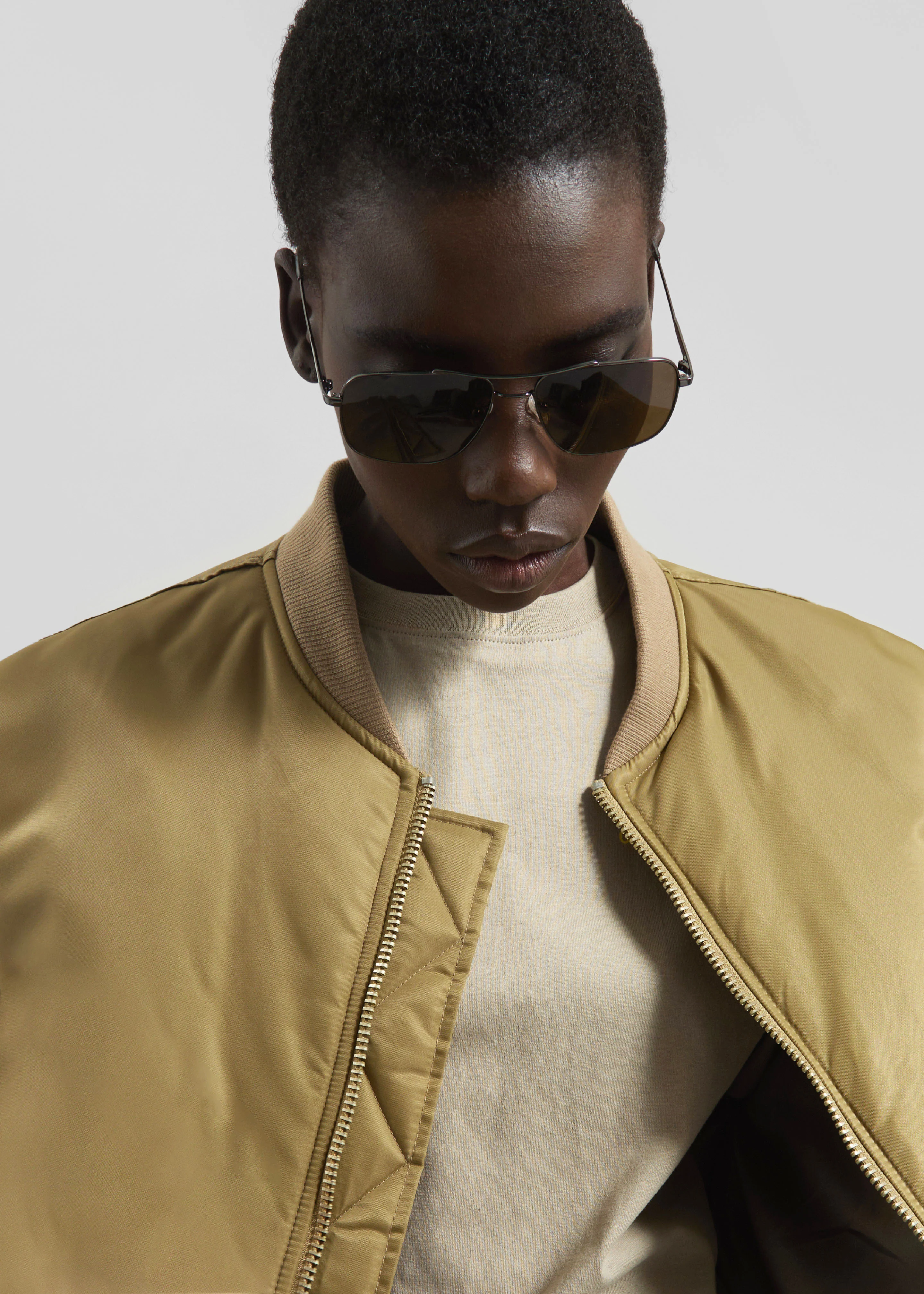 Astra Bomber Jacket - Olive - Image 8