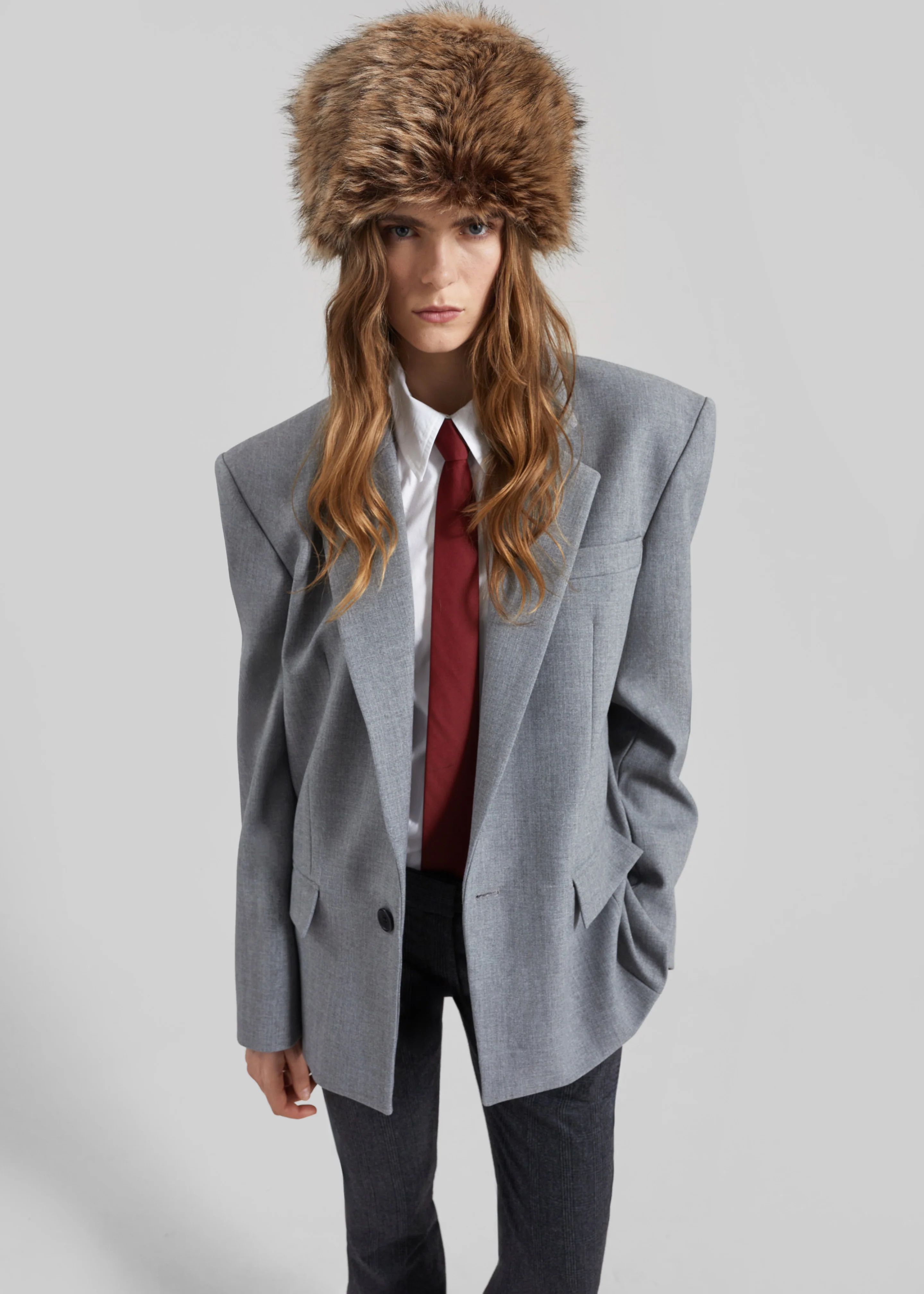 Bansko Faux Fur Hat - Beige
