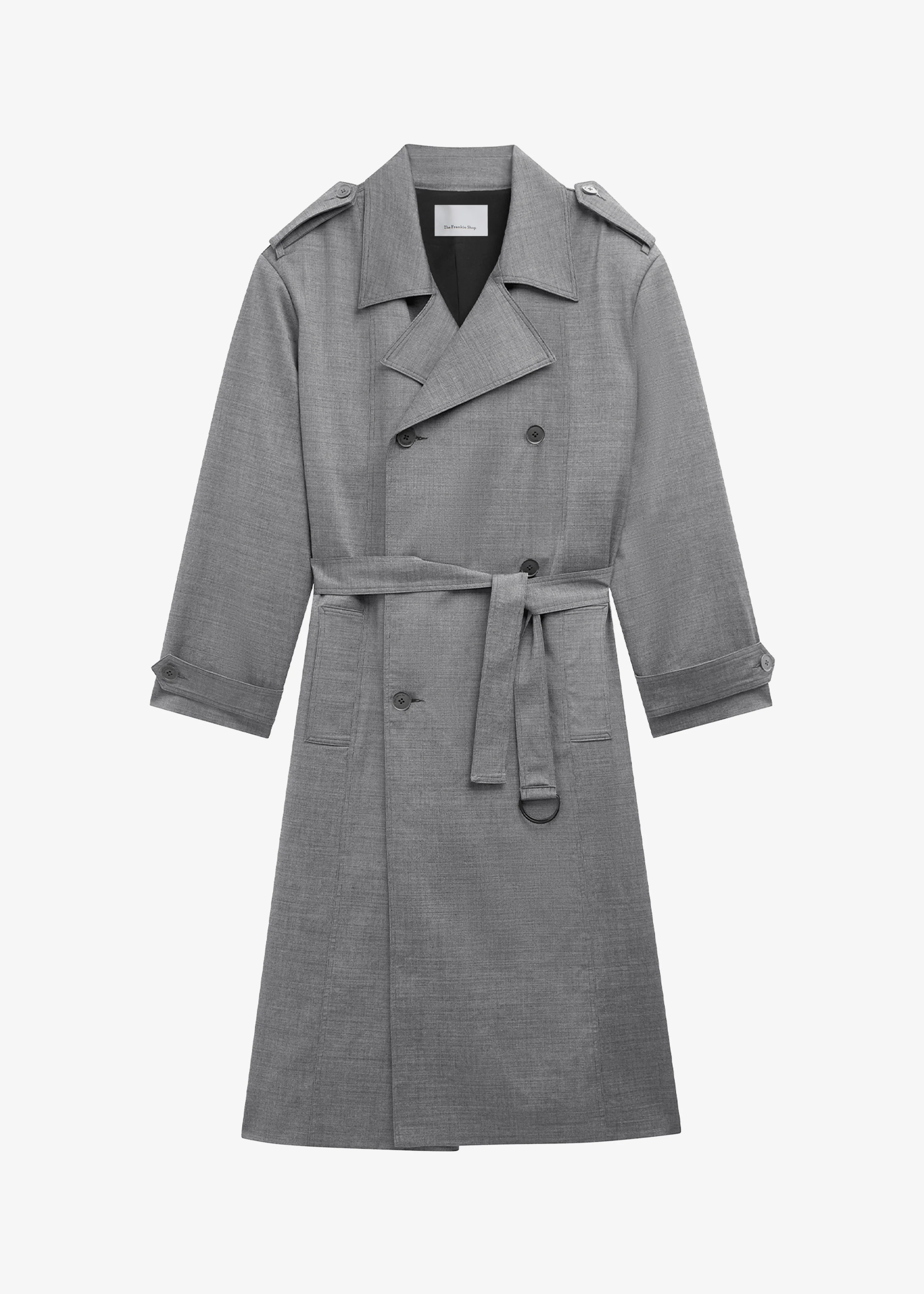 Bleecker Trench Coat - Grey Melange - Image 15