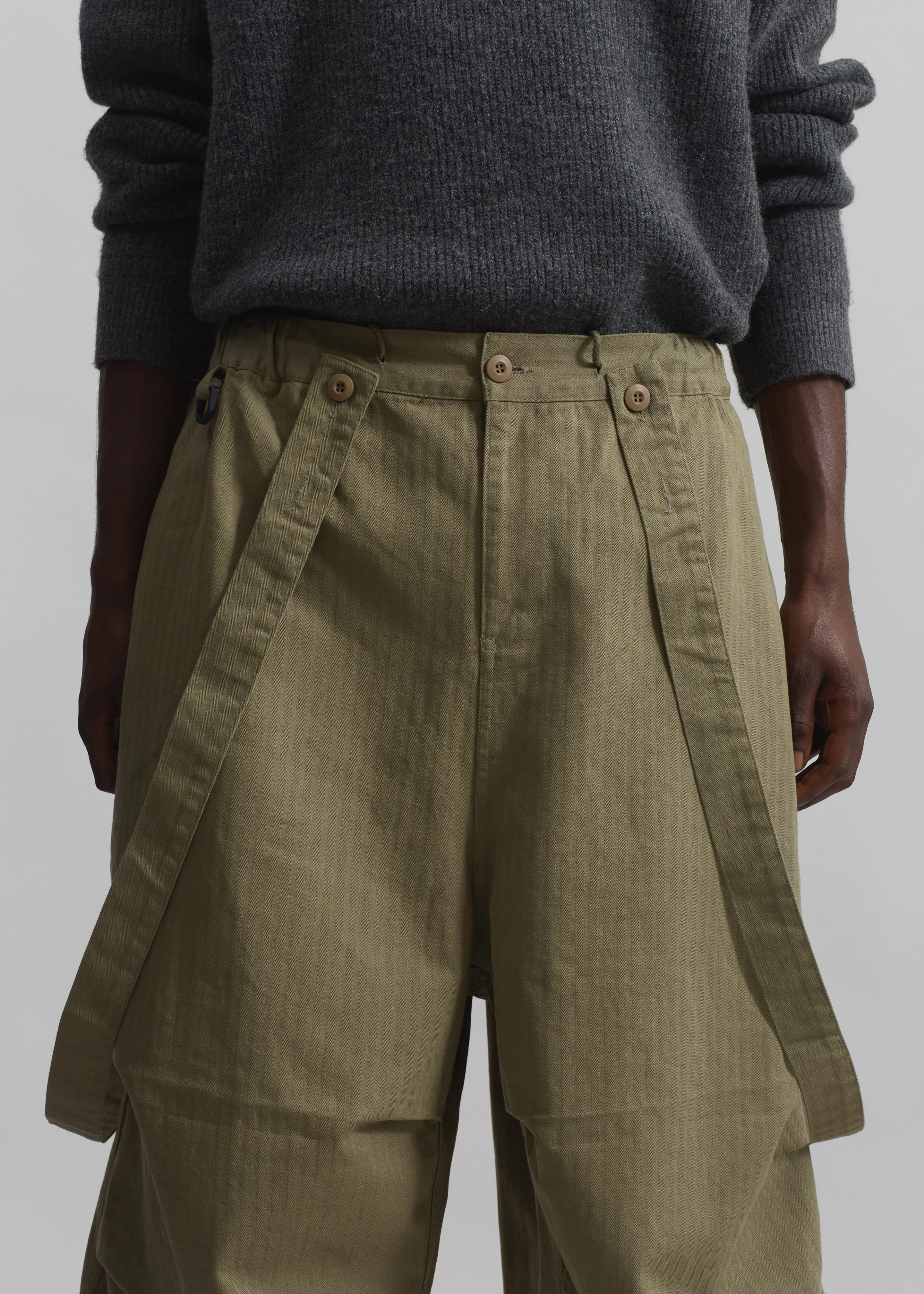Chard Balloon Pants - Khaki - Image 2