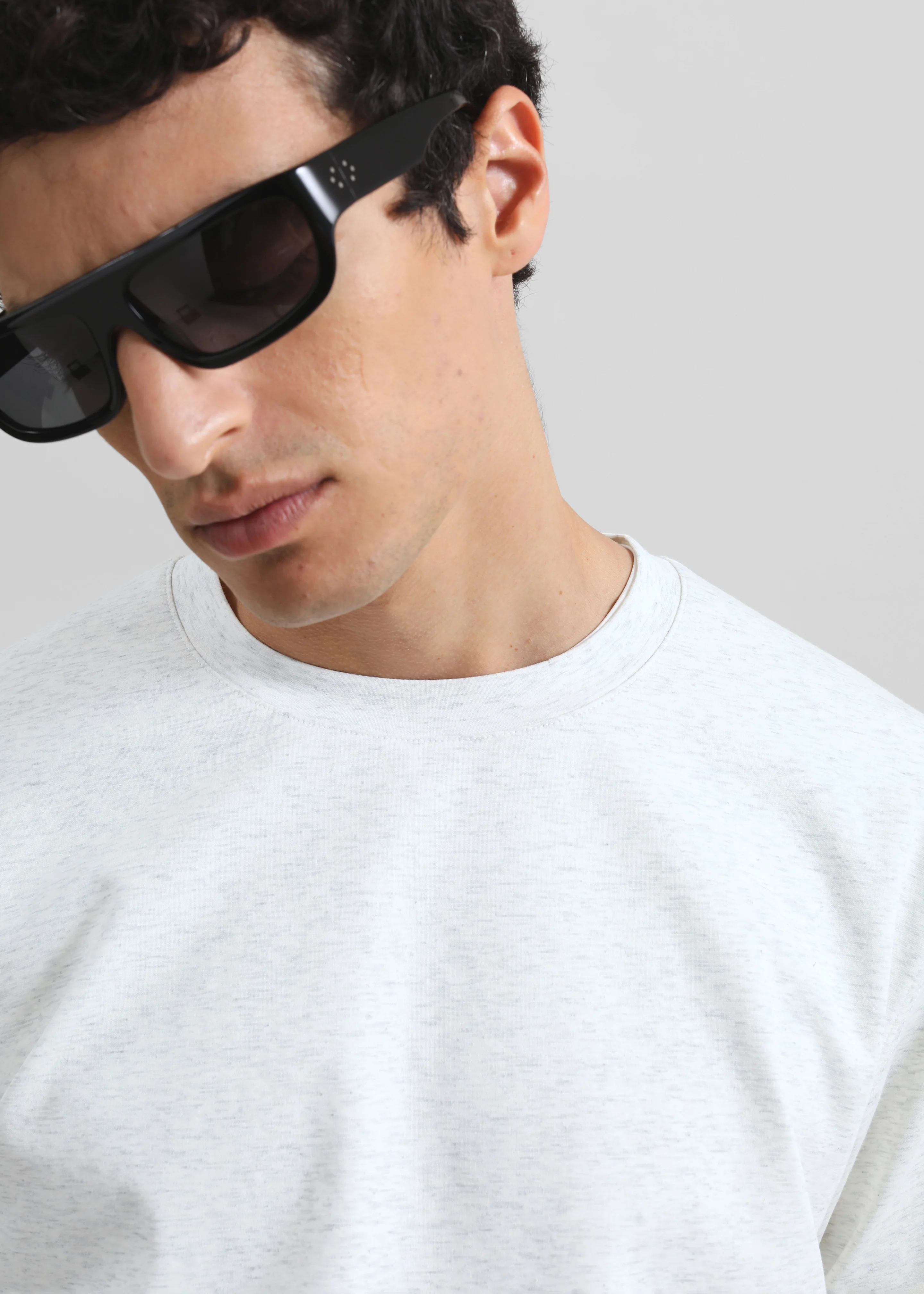 Colebee Soft Jersey T-Shirt - Grey Melange - Image 2