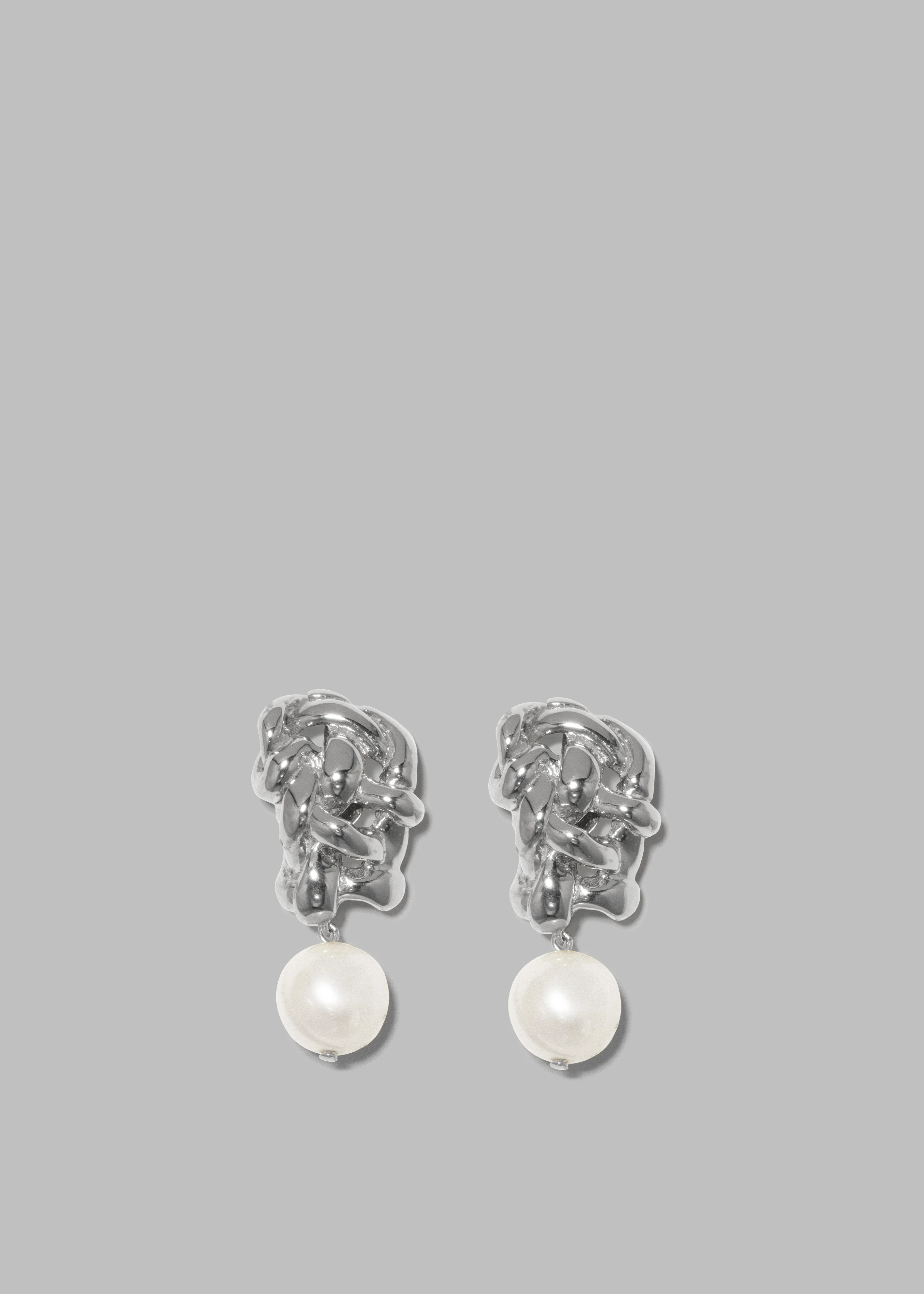 Completedworks The Paths of Memory Earrings - Pearl/Silver