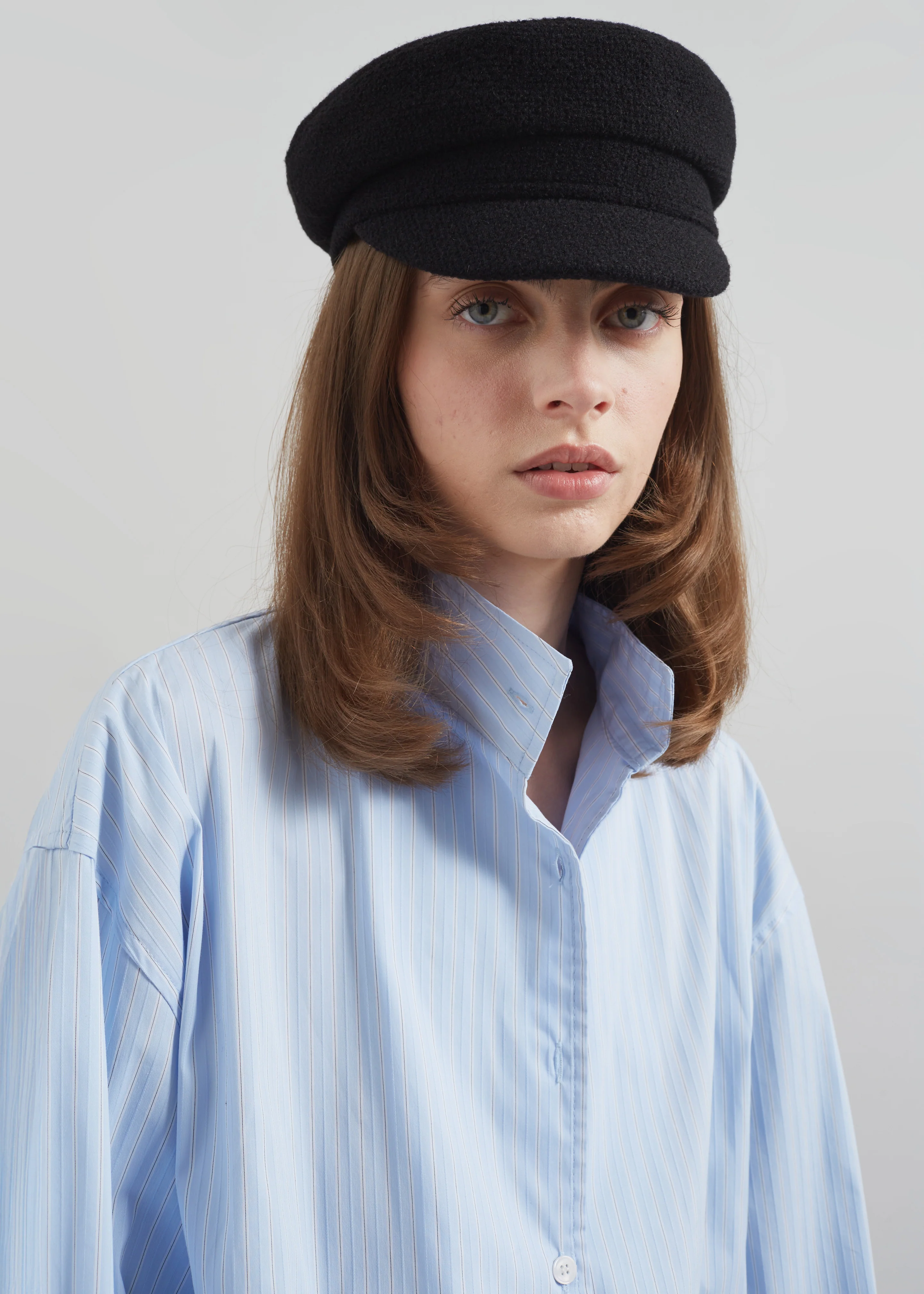 Corbet Newsboy Cap - Black - Image 5