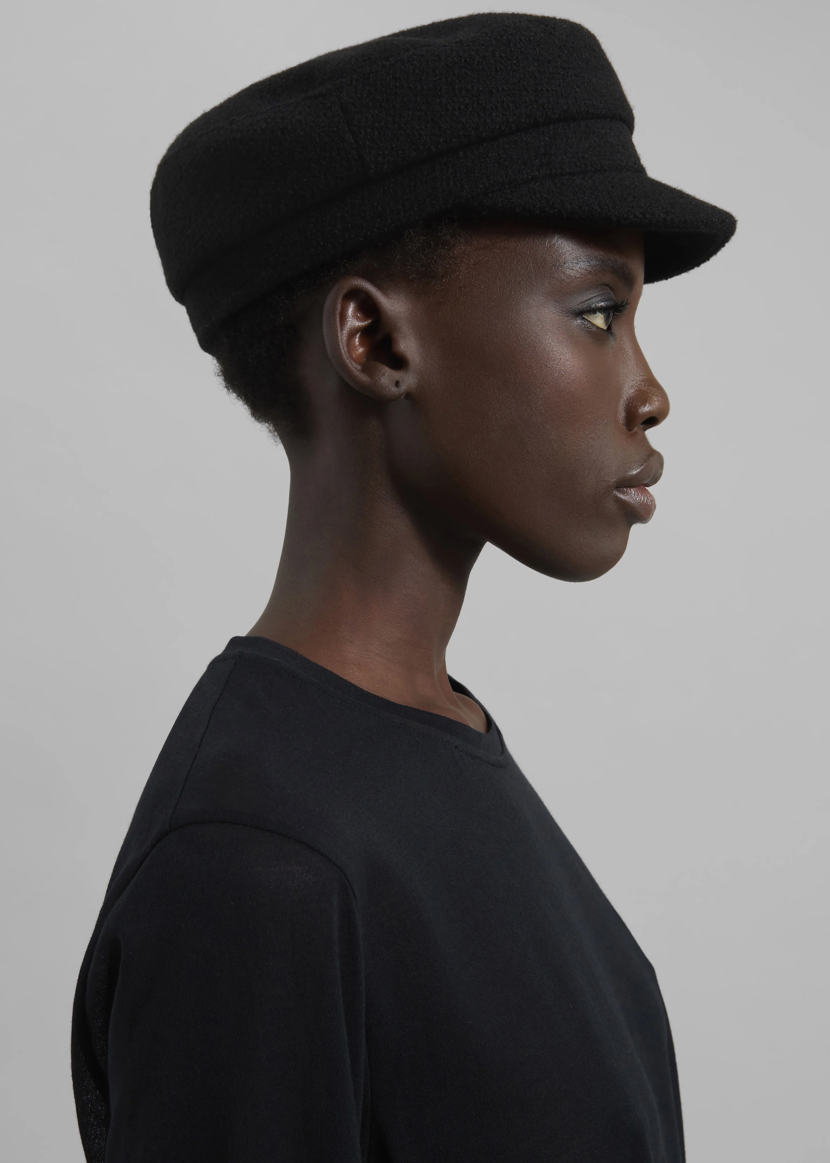 Corbet Newsboy Cap - Black - Image 9