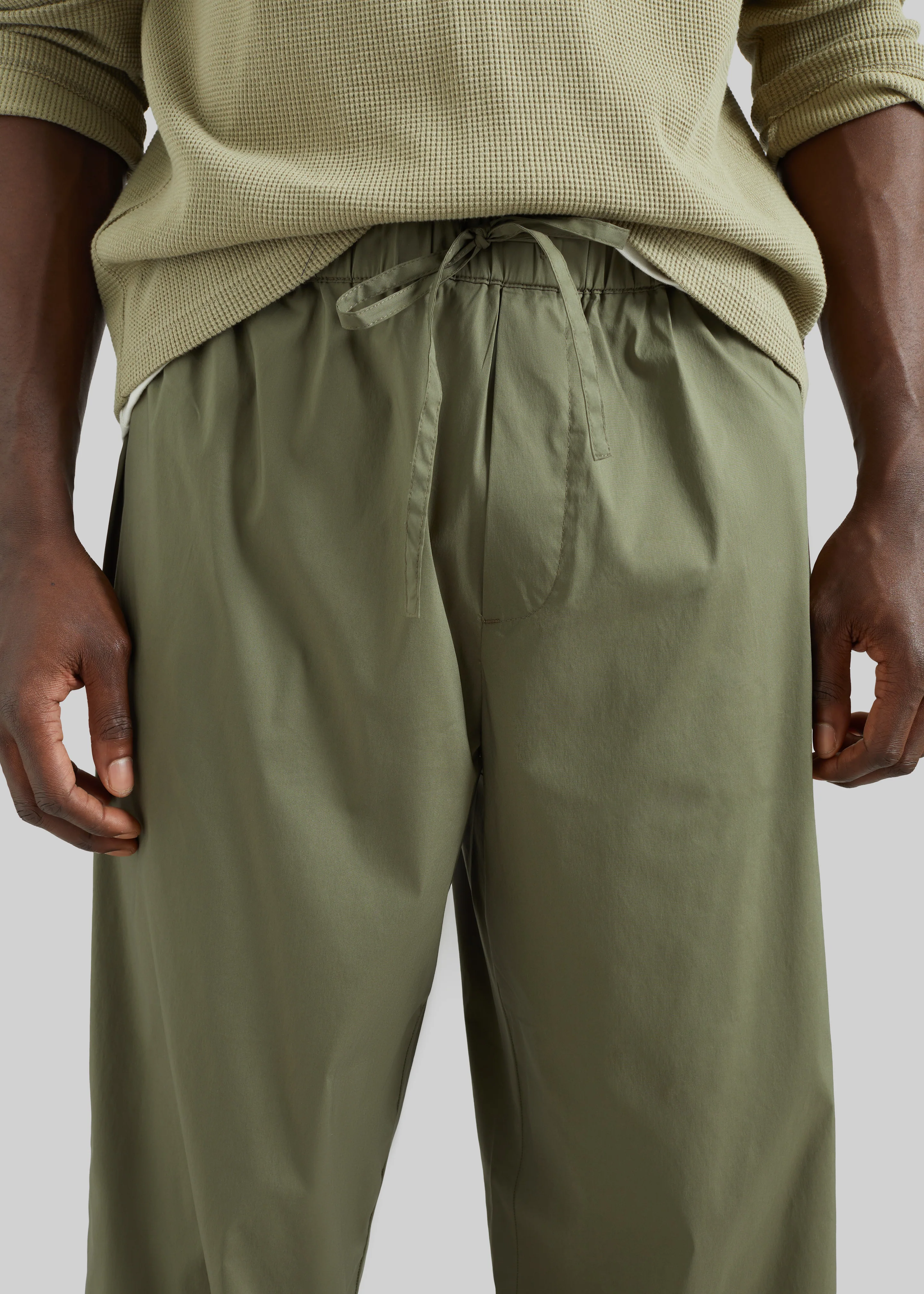 Darkpark Ian Jogger Fit Pants - Military Green - Image 4