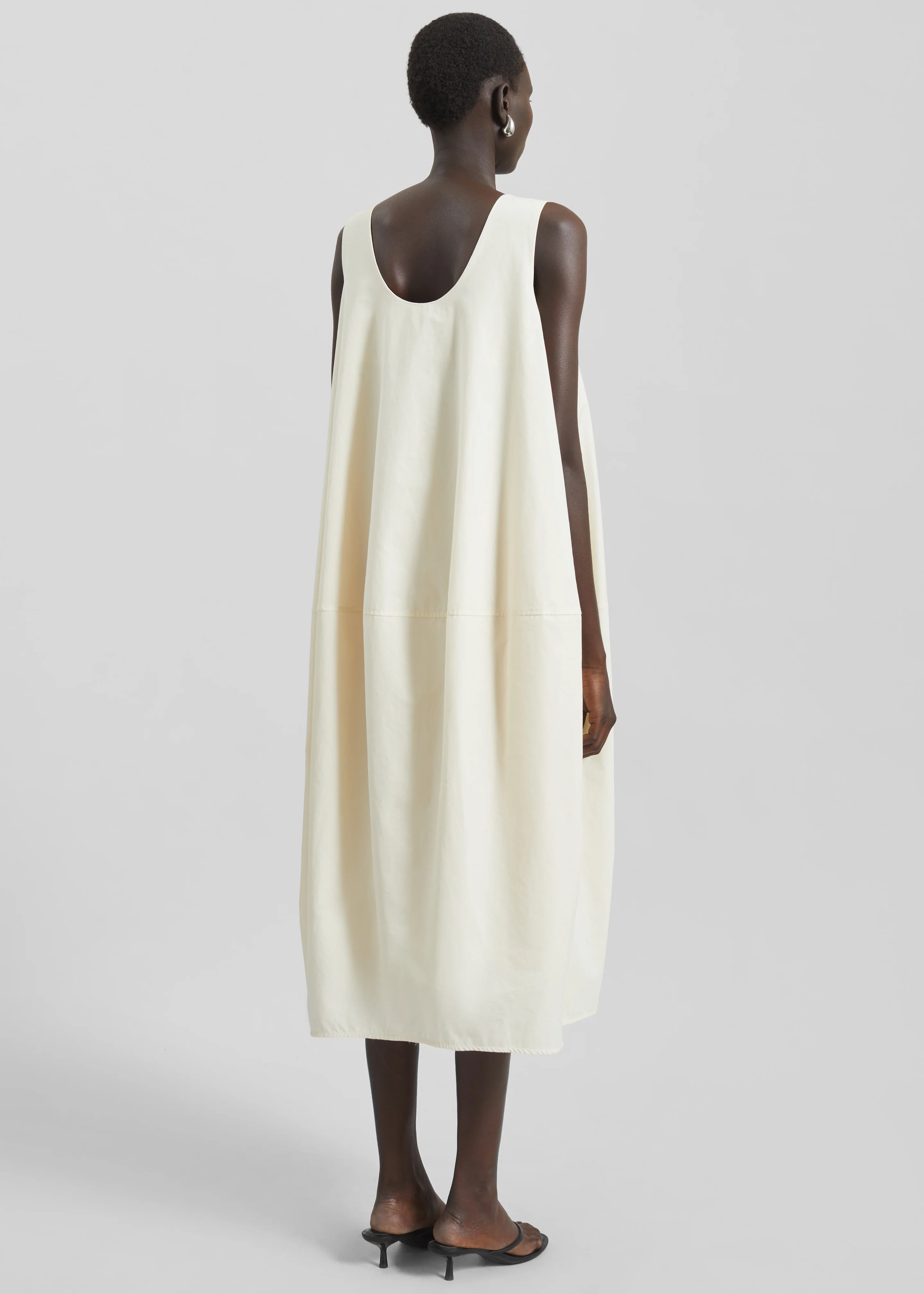 Delane Cocoon Dress - Cream - Image 5