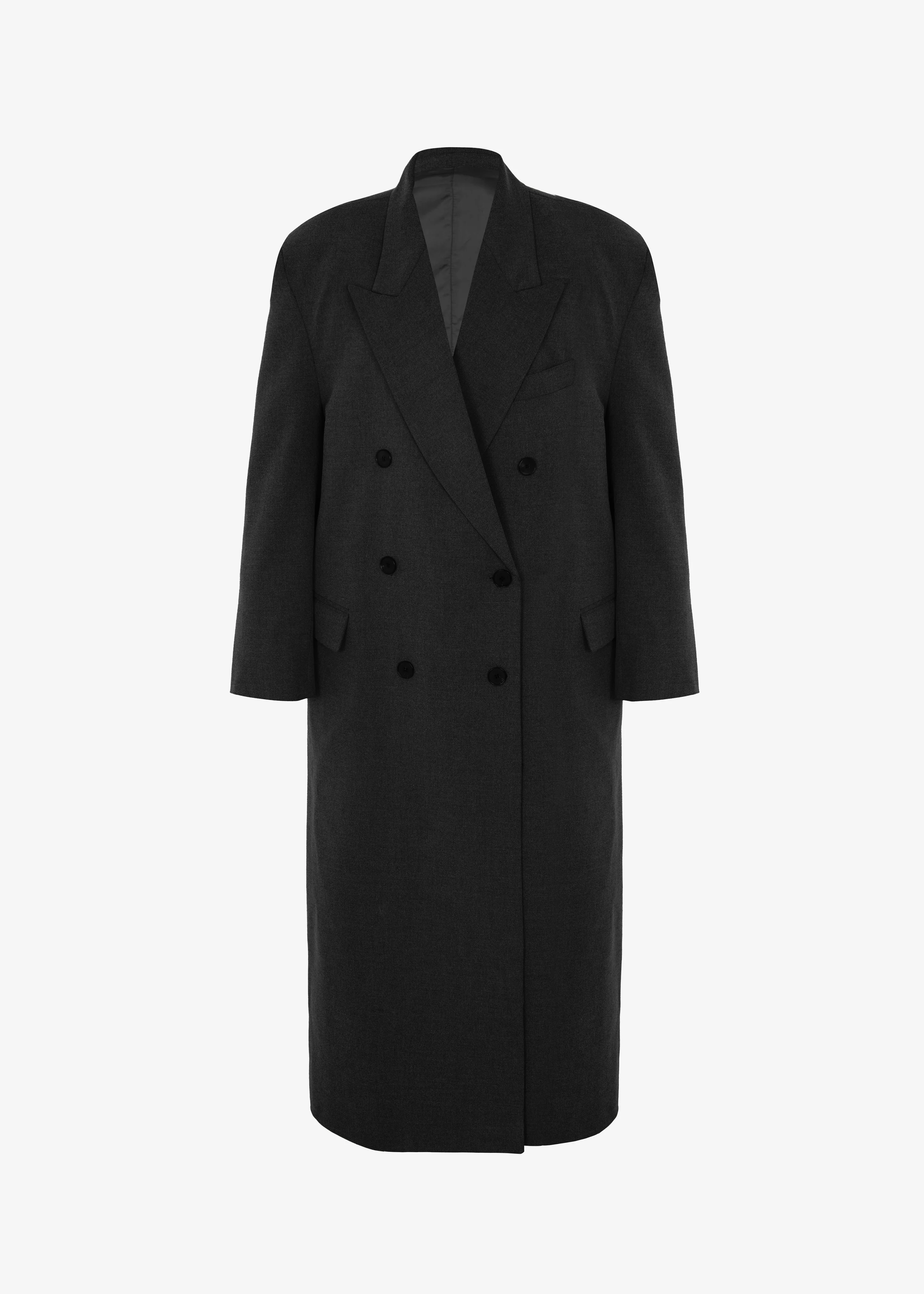 Delphina Long Coat - Black - Image 10