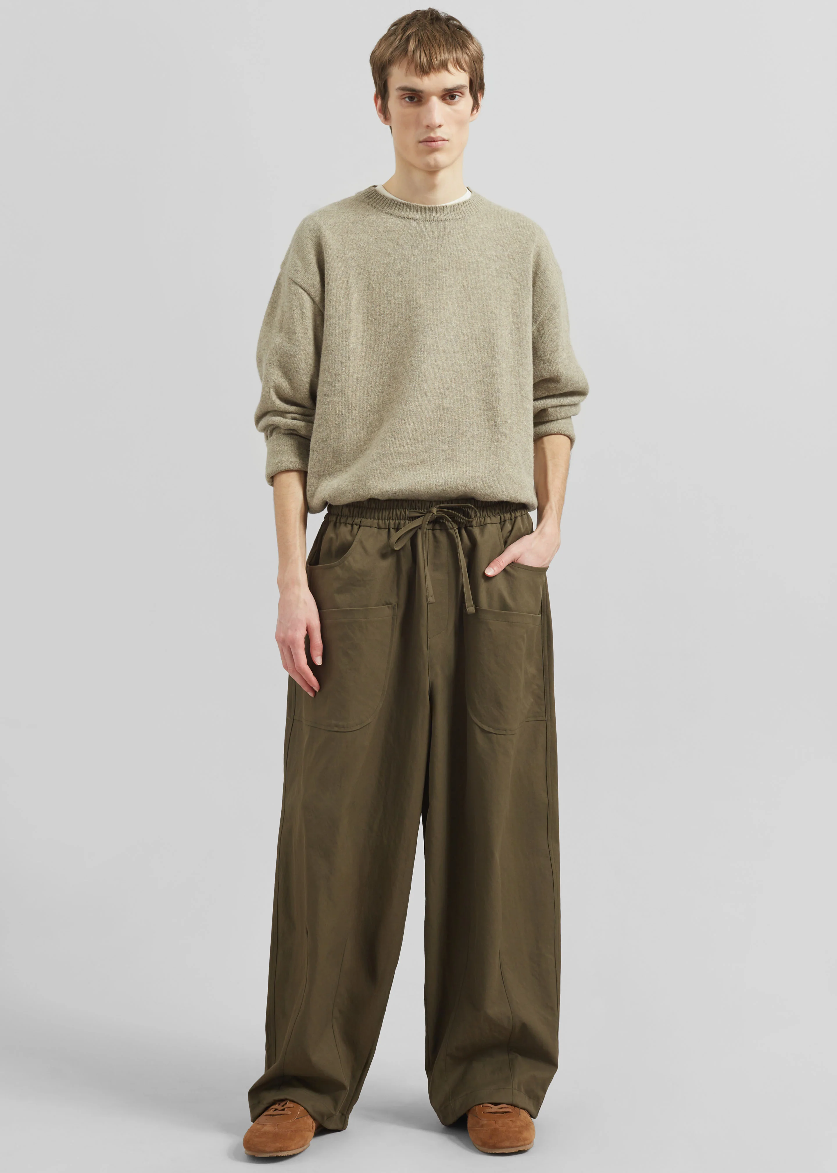 Fae Balloon Pants - Army Green - Image 2