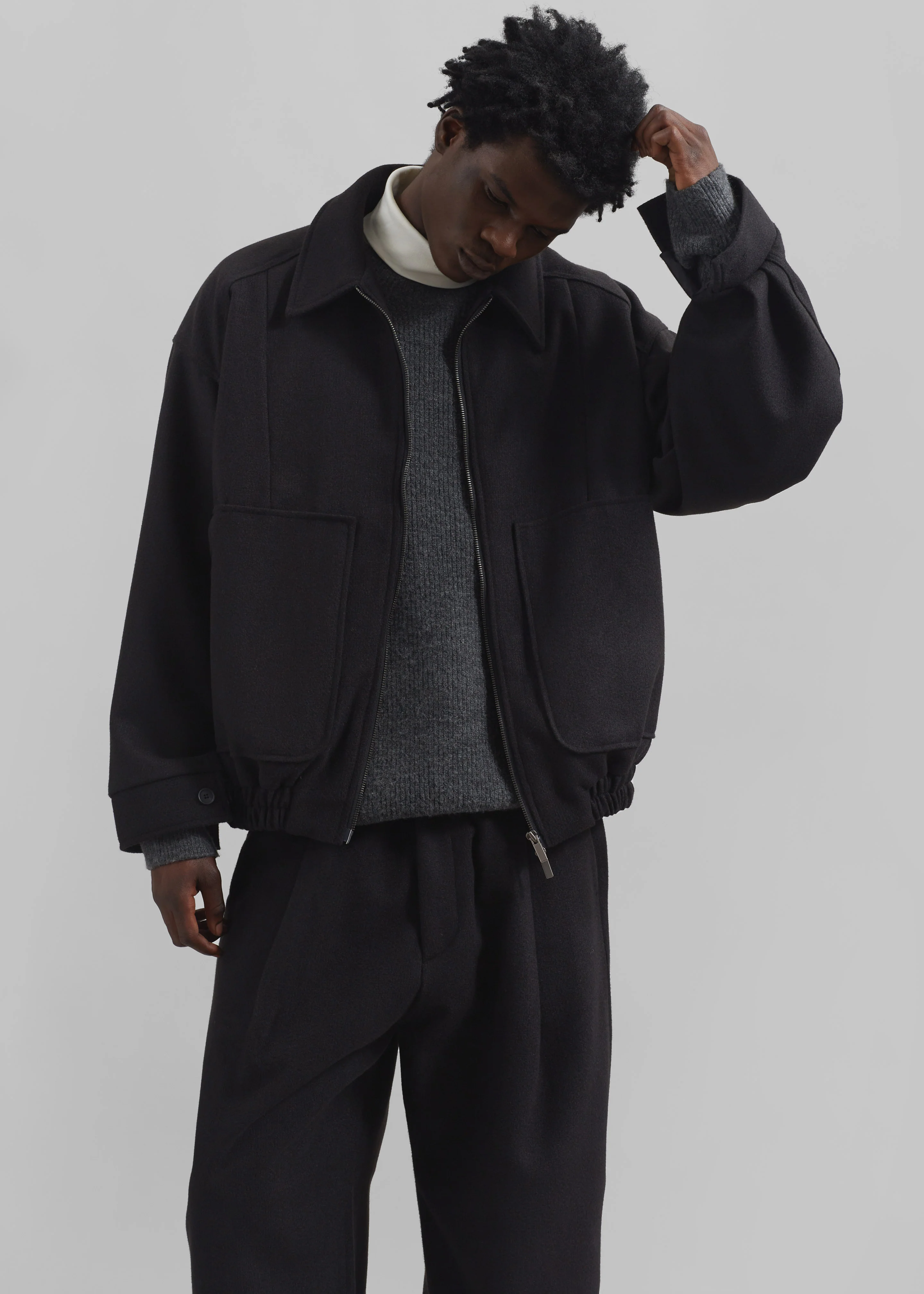 Felix Jacket - Black - Image 6