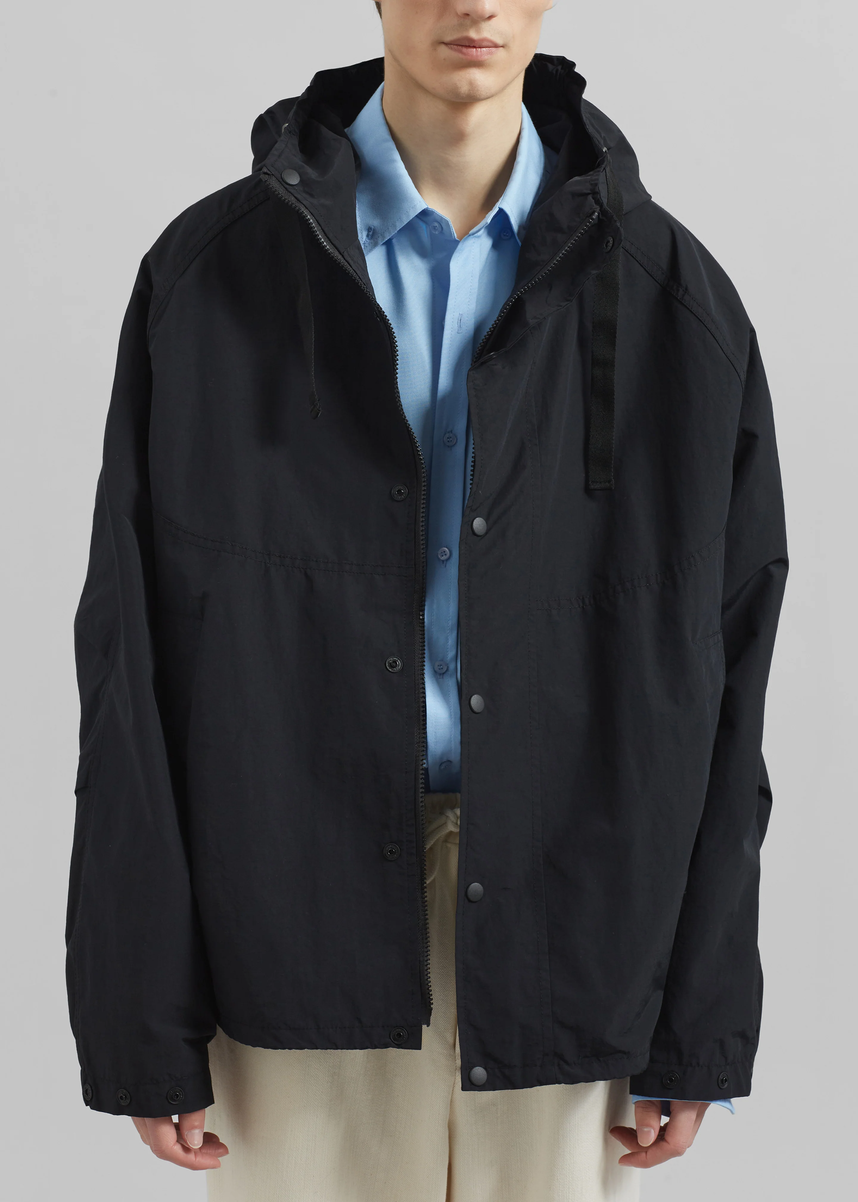 Haflong Hooded Jacket - Black - Image 2