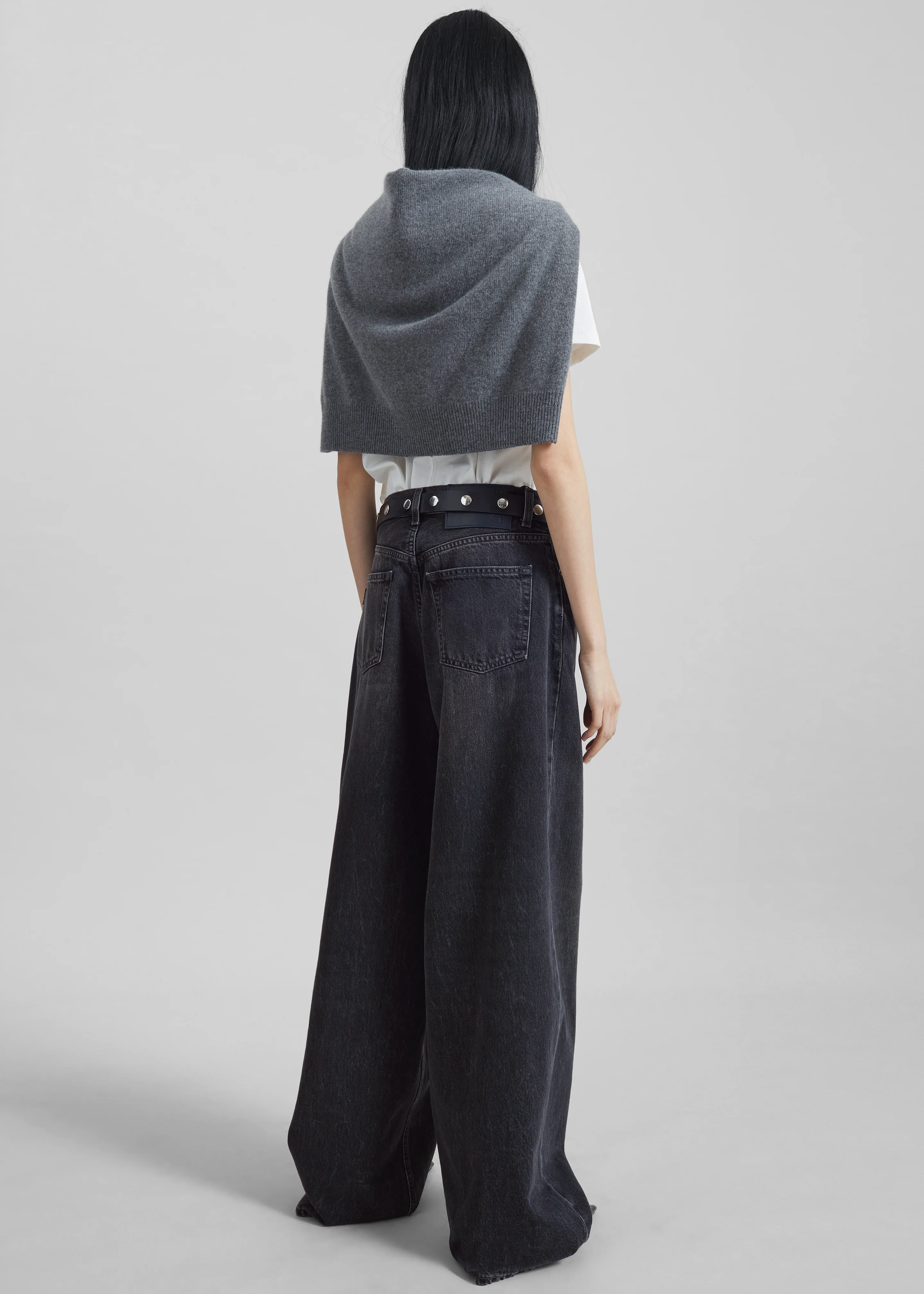 Haikure Bethany Jeans - Authentic Black Wash - Image 6