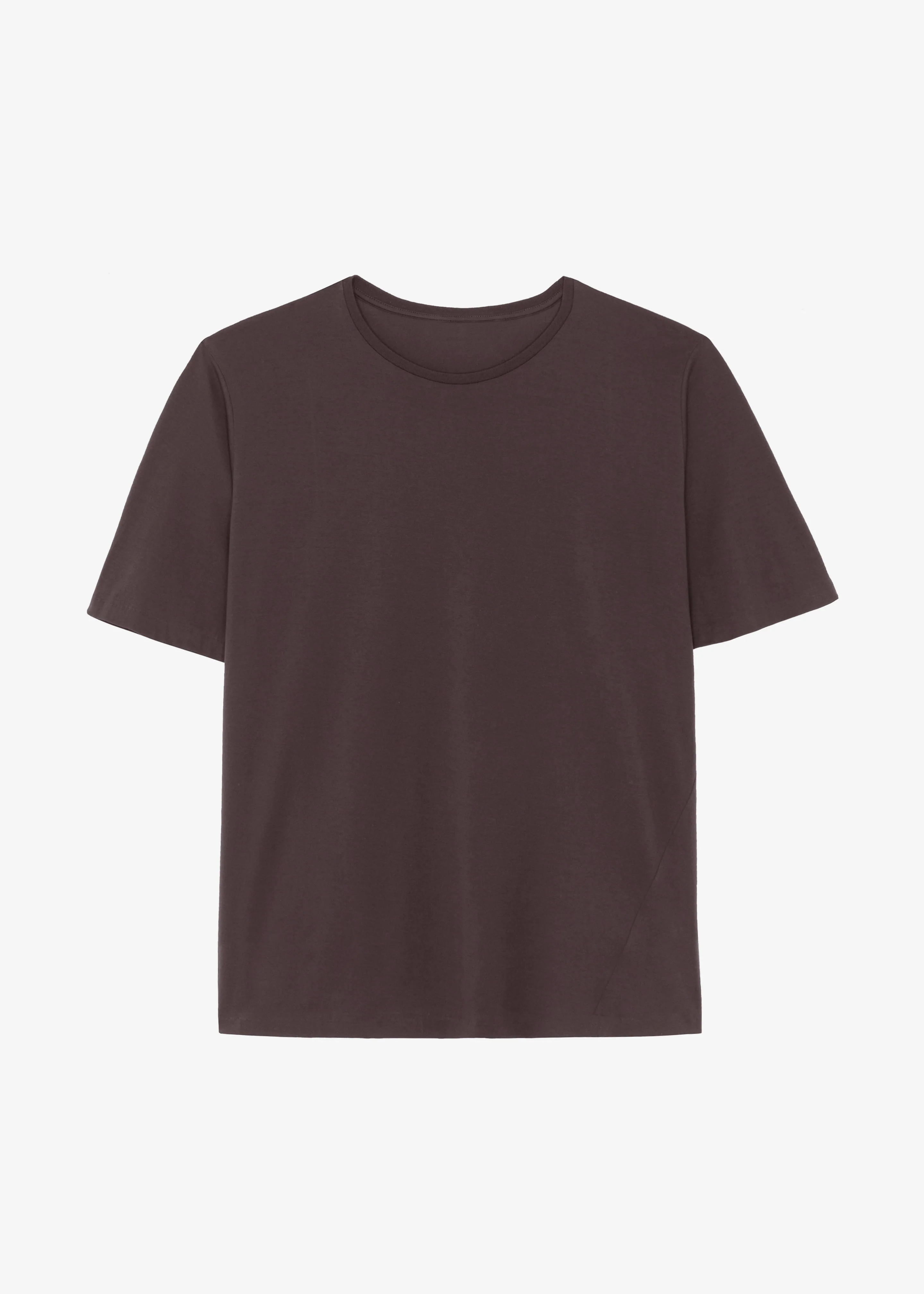 Harper Soft Organic T-Shirt - Brown - Image 8