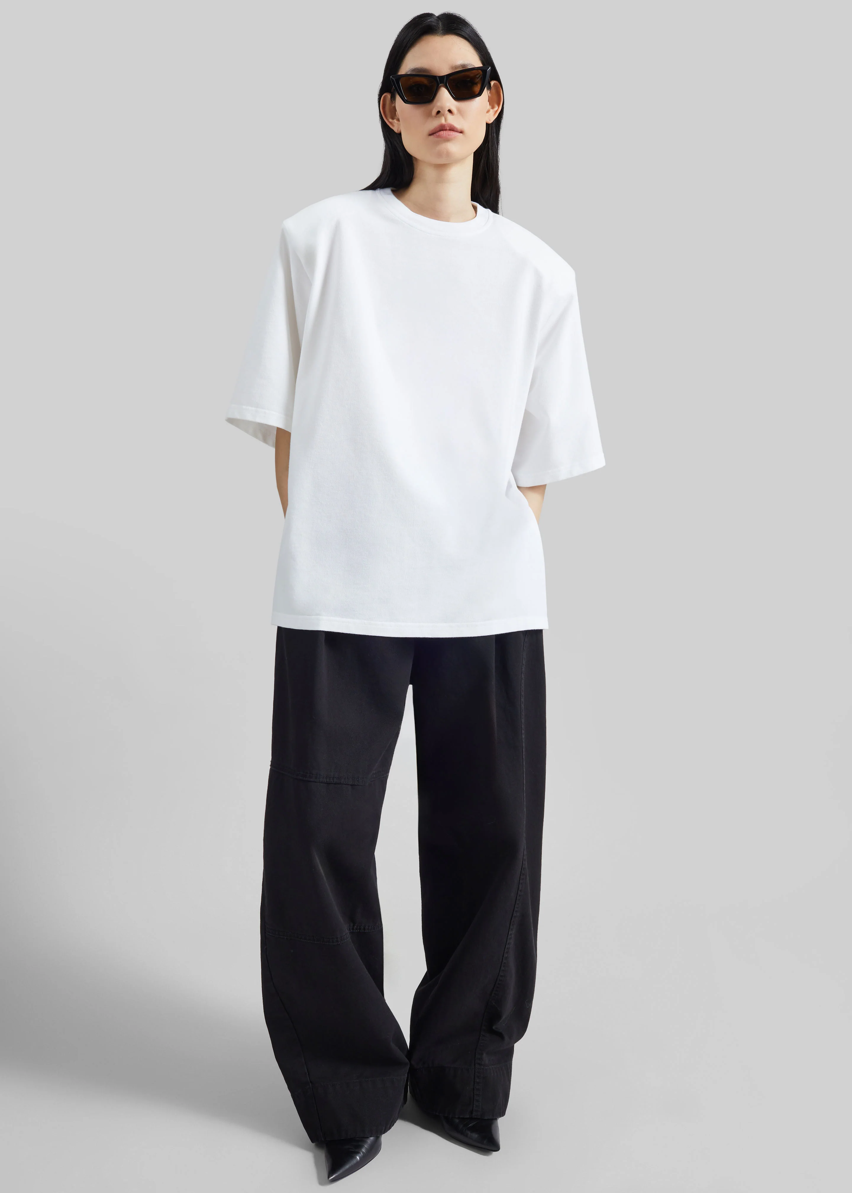 Hugo Padded T-Shirt - White - Image 2