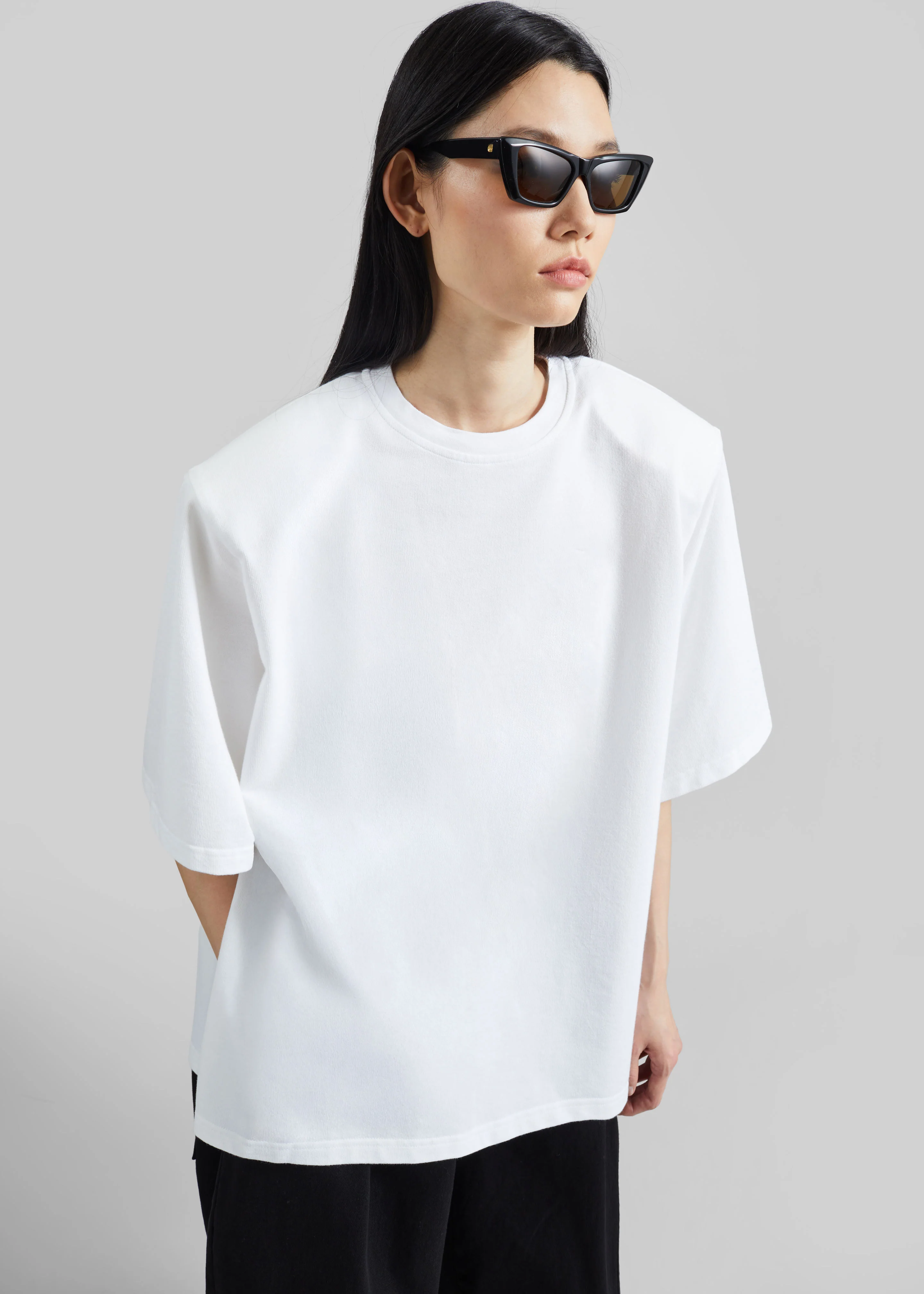 Hugo Padded T-Shirt - White - Image 3