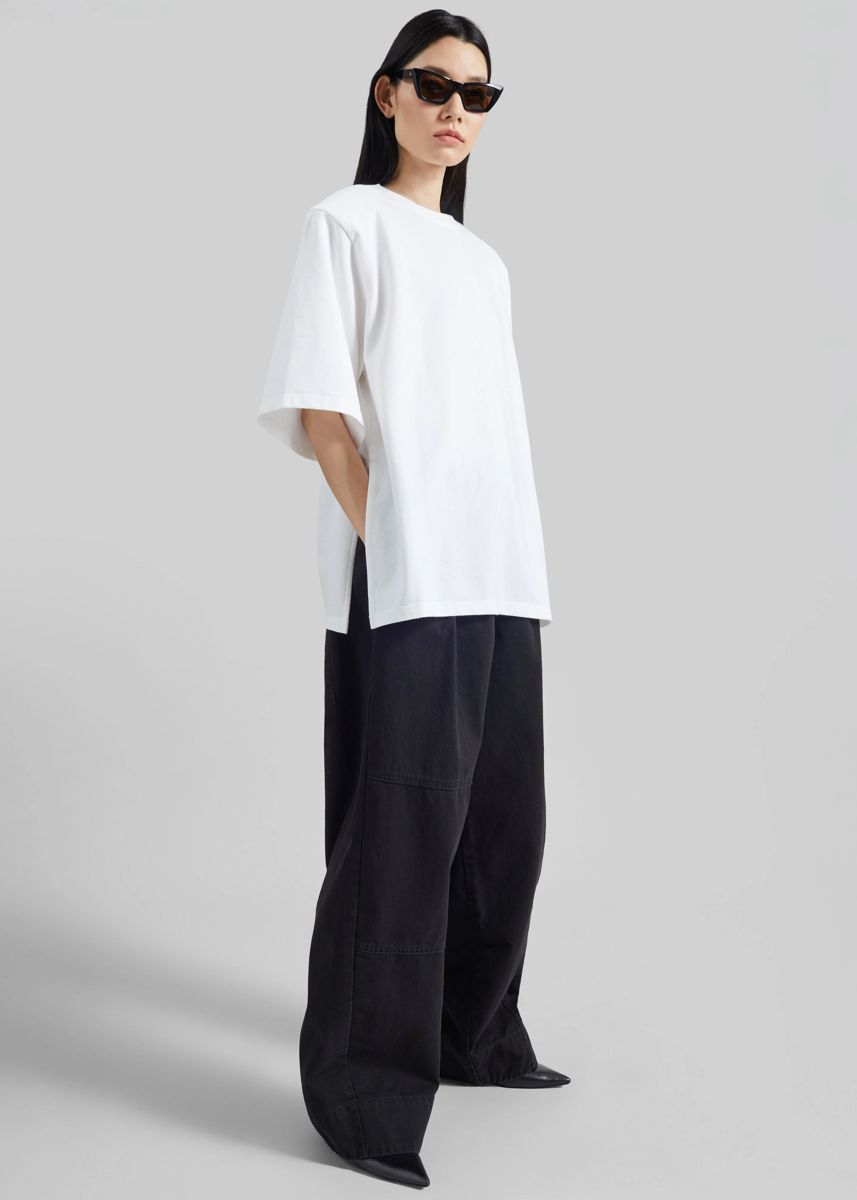 Hugo Padded T-Shirt - White - Image 5