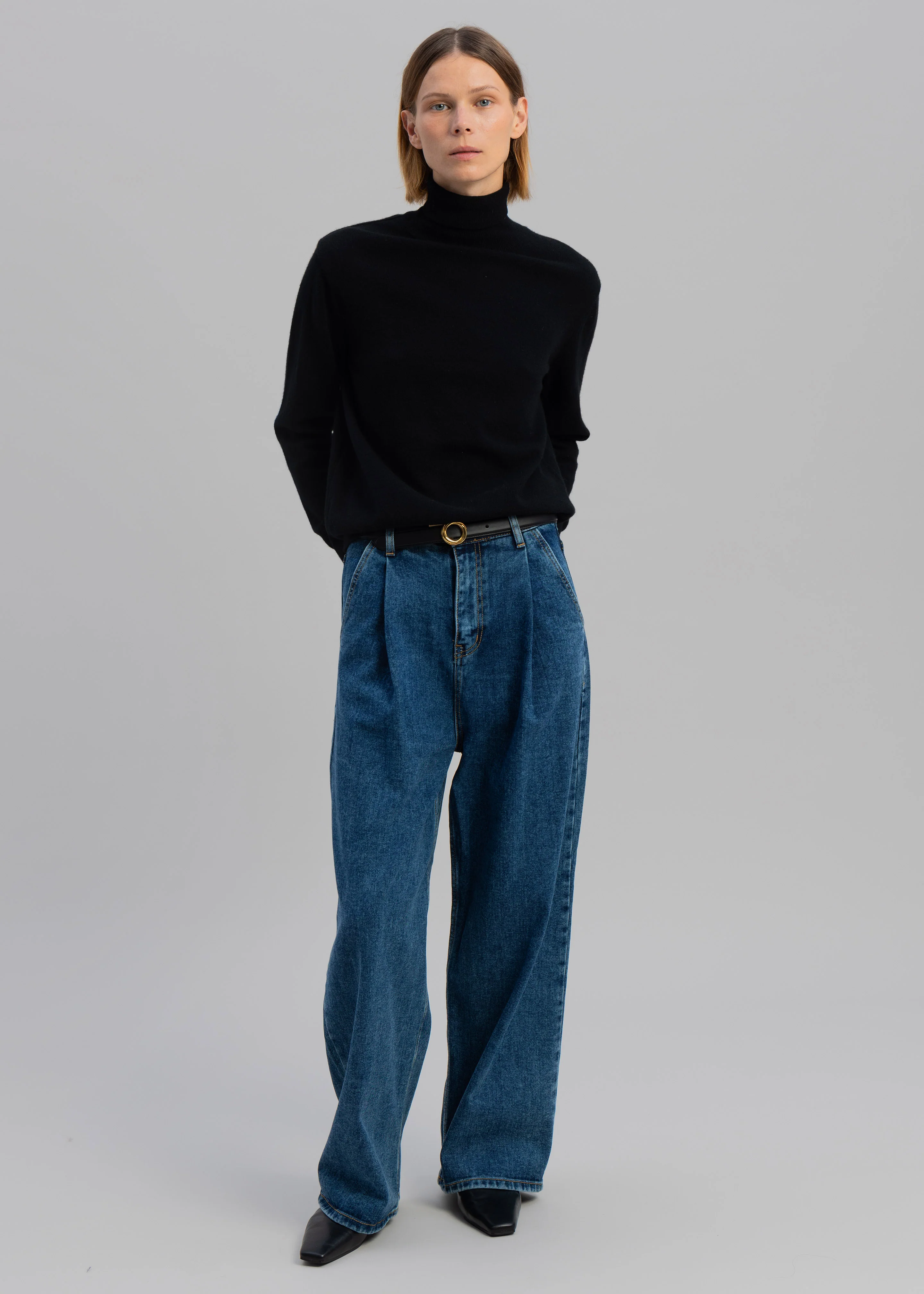 Isabella Denim Pants - Medium Wash - Image 6