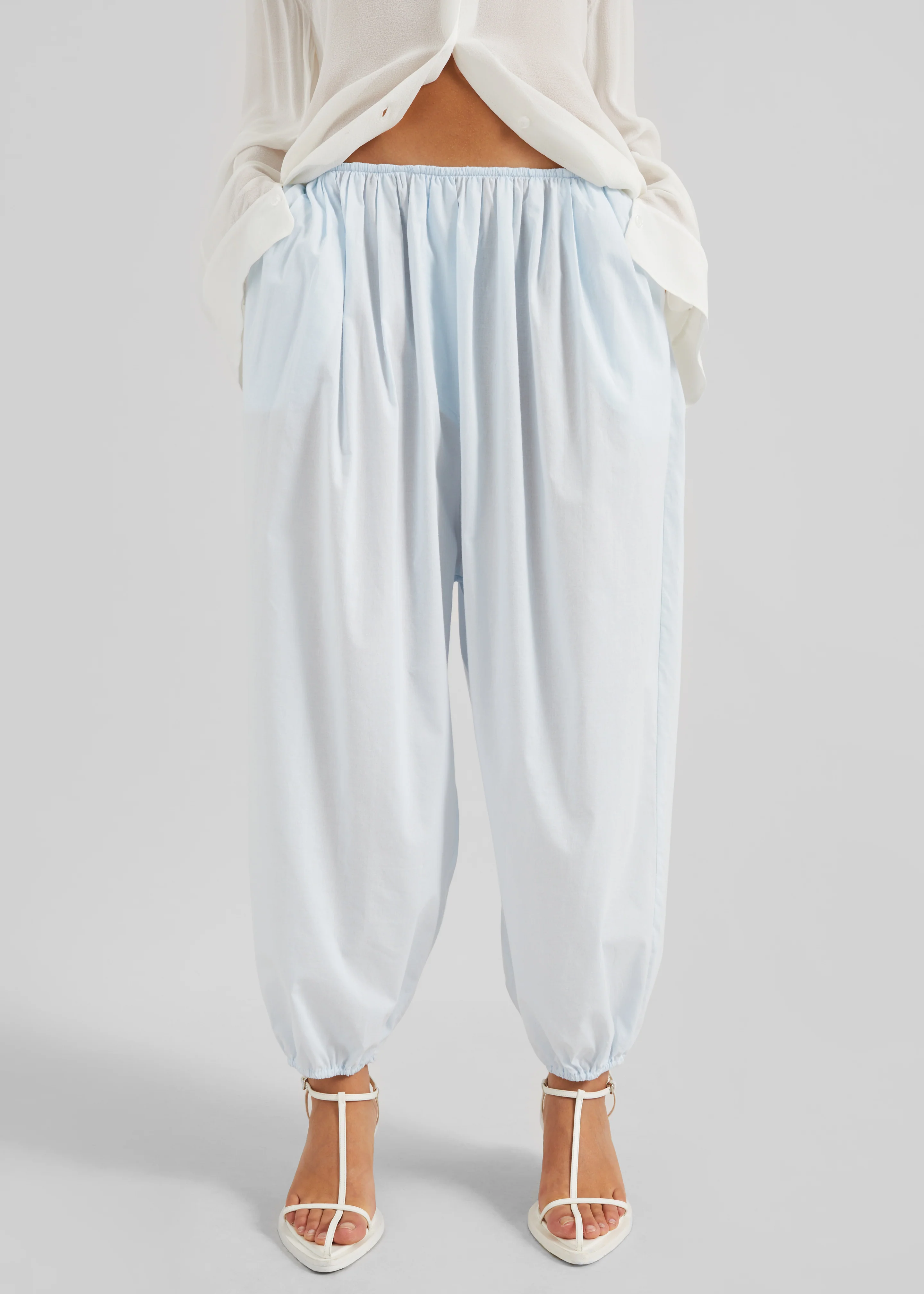 Isorella Balloon Pants - Light Blue - Image 5
