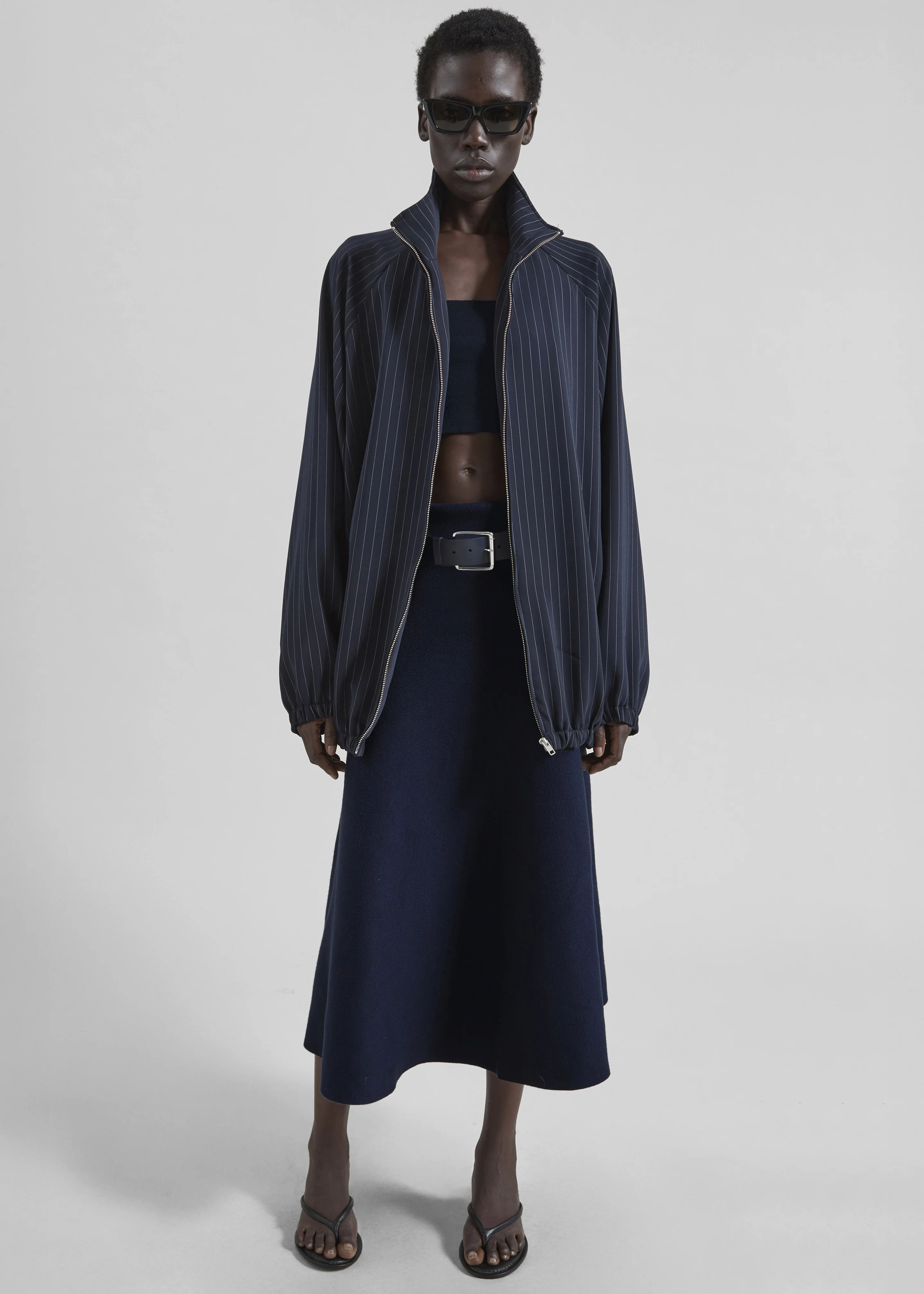 July Knit Midi Skirt - Navy