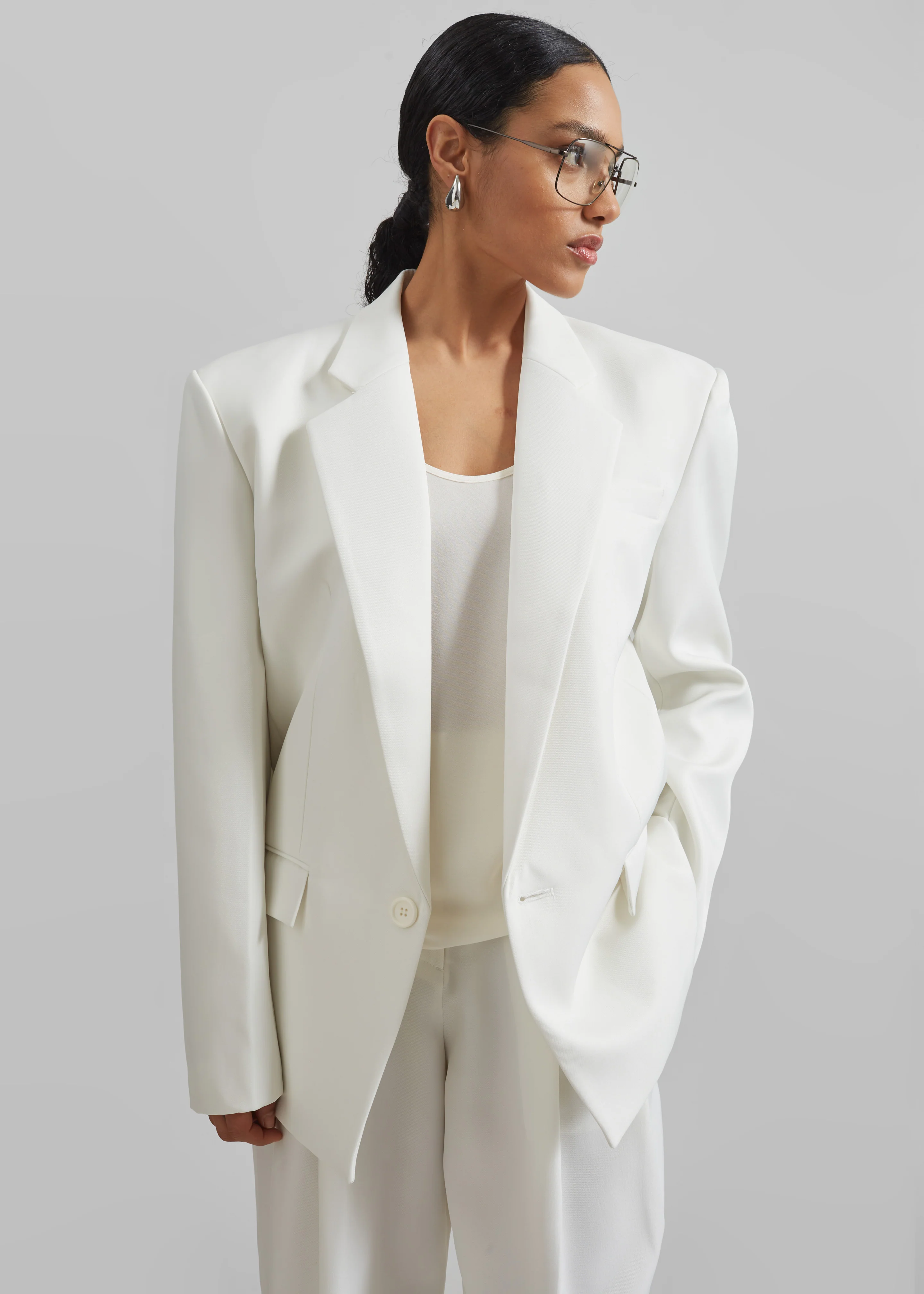 Jun Blazer - White - Image 9