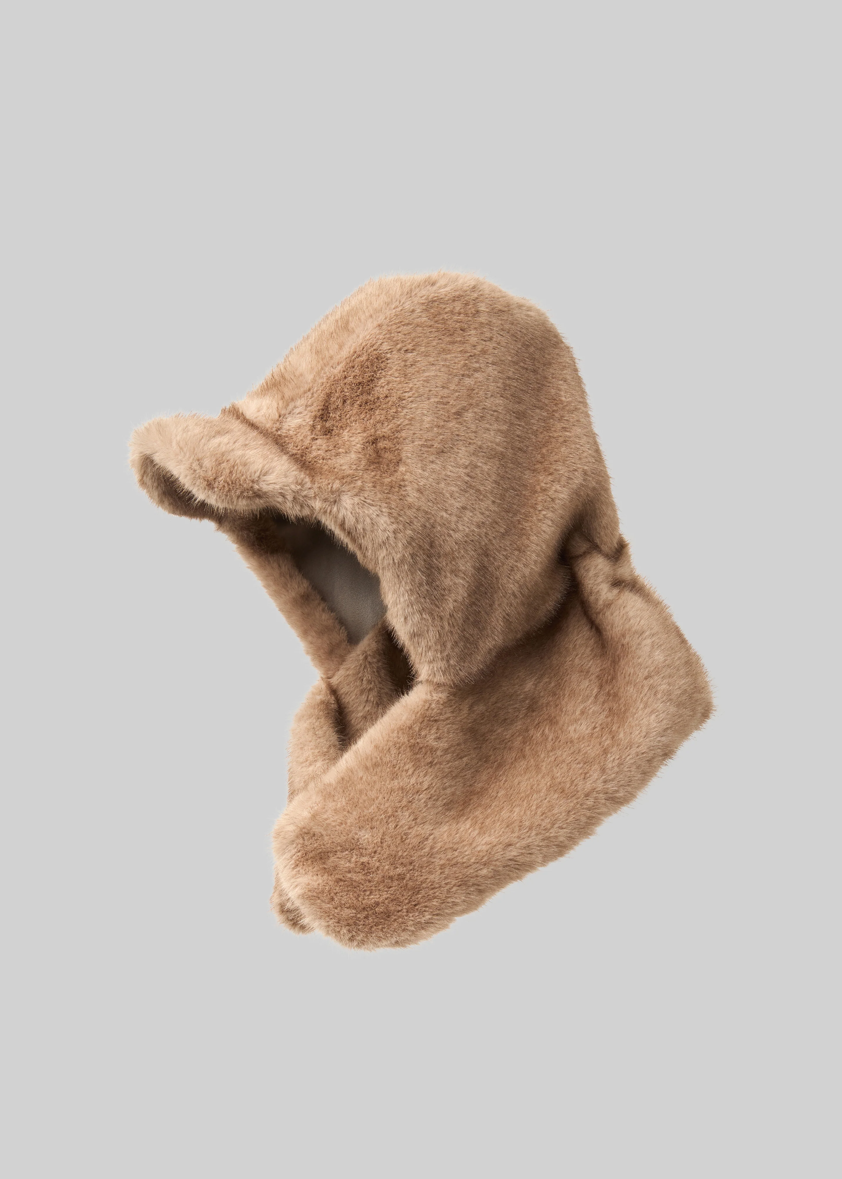 Kallio Faux Fur Hood - Light Brown - Image 4