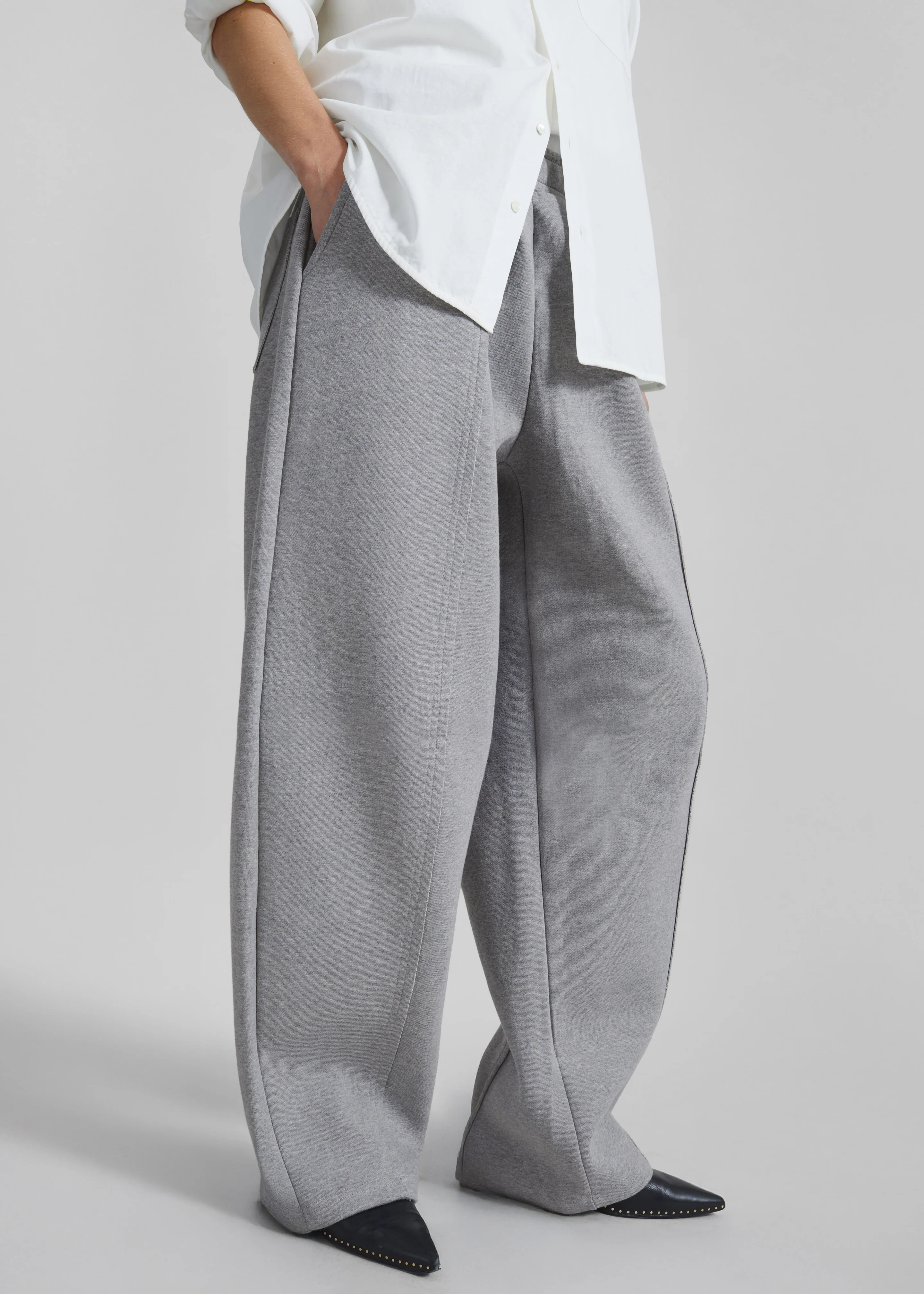 Keane Tapered Sweatpants - Grey - Image 6