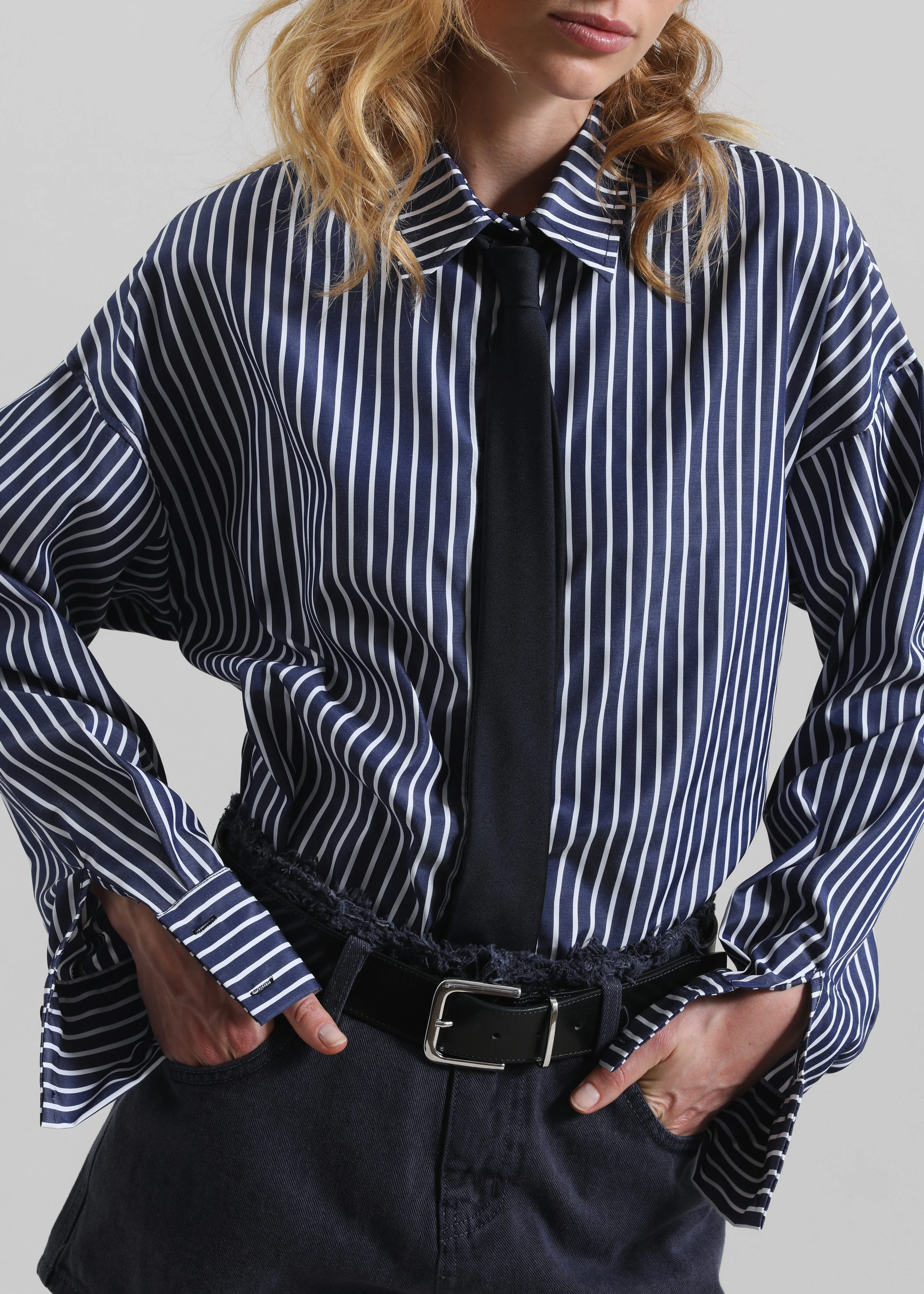 Lene Tie - Navy