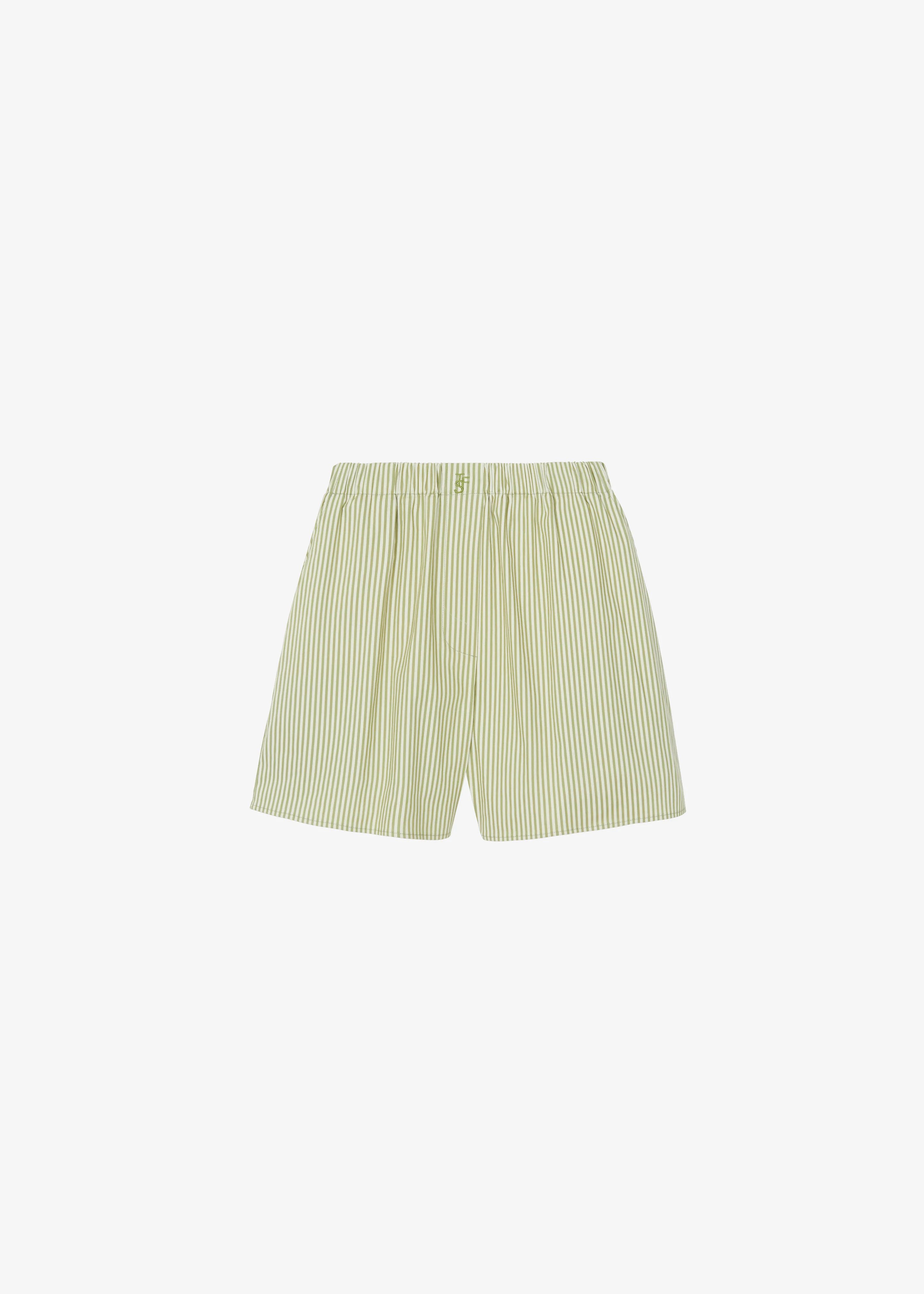 Lui Boxer Shorts - Green Stripe - Image 9