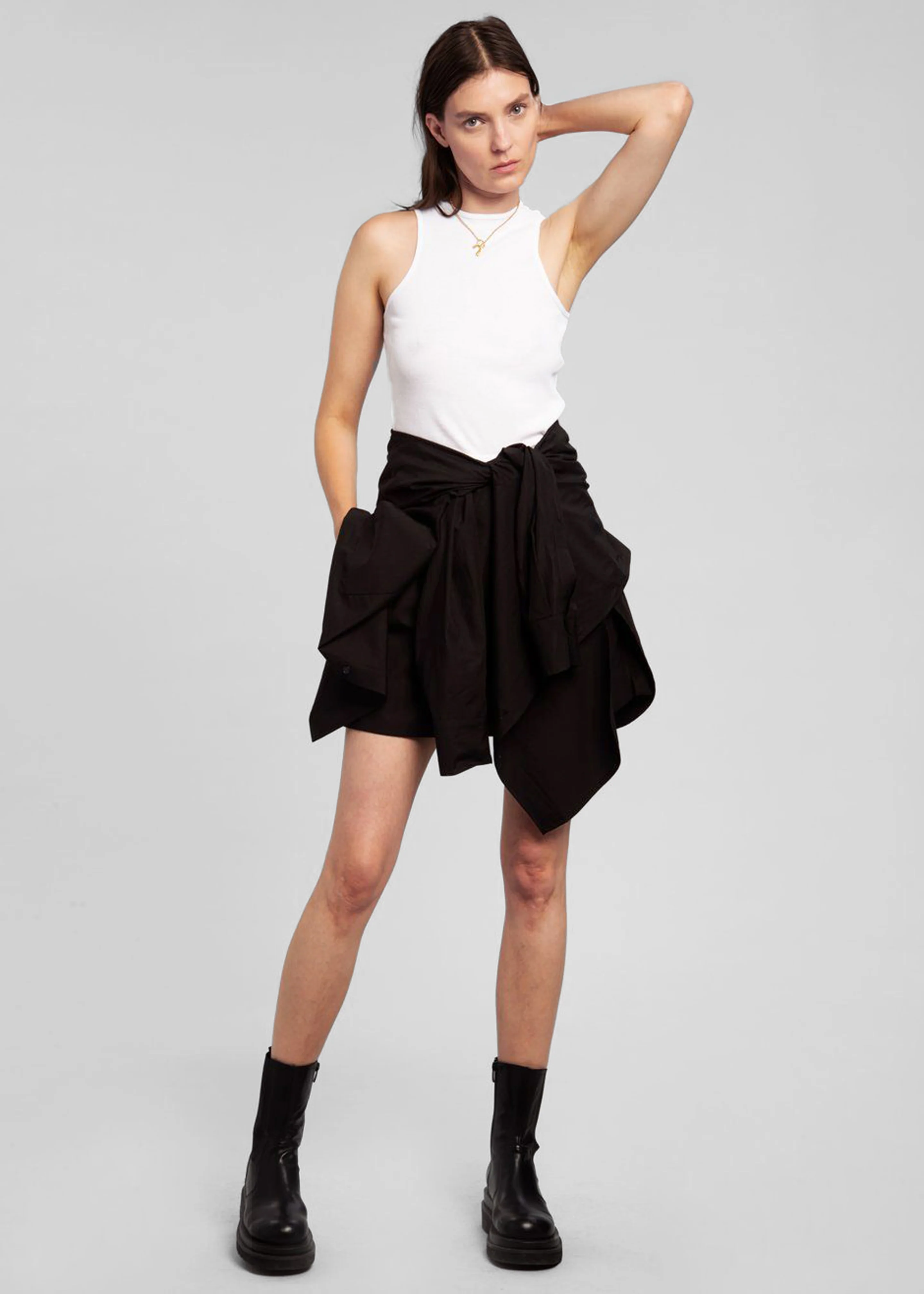 Lui Organic Cotton Boxer Short - Black - Image 4
