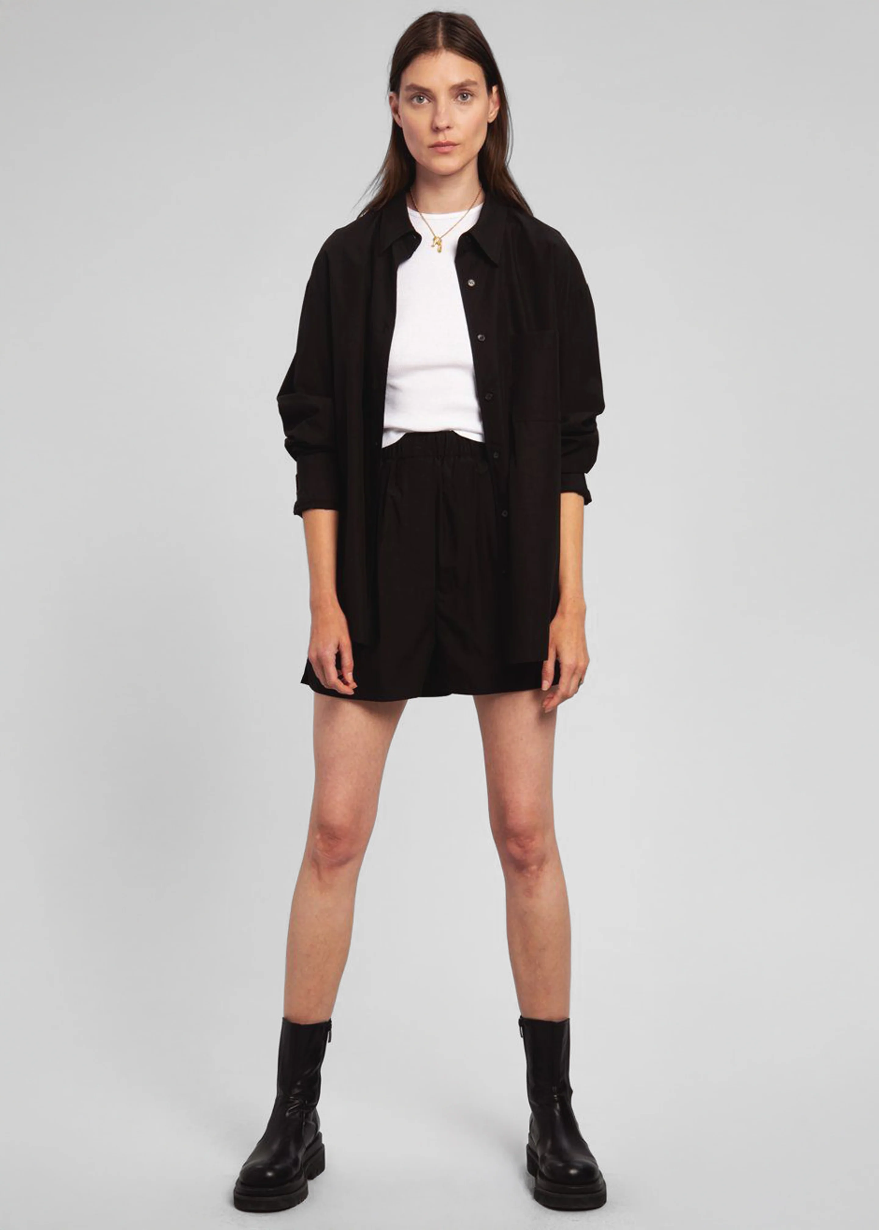 Lui Organic Cotton Boxer Short - Black - Image 8