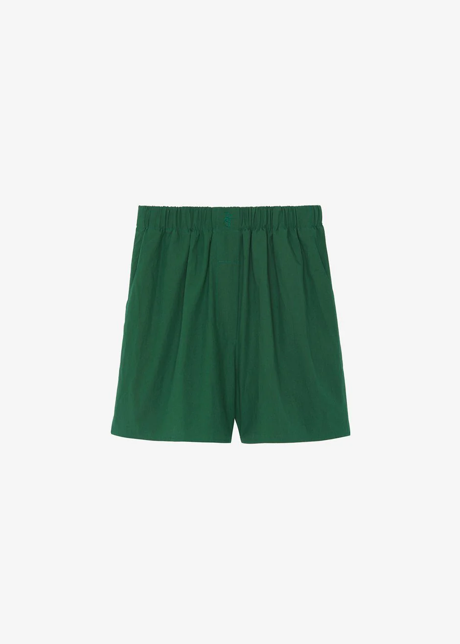 Lui Organic Cotton Boxer Short - Hunter Green - Image 15