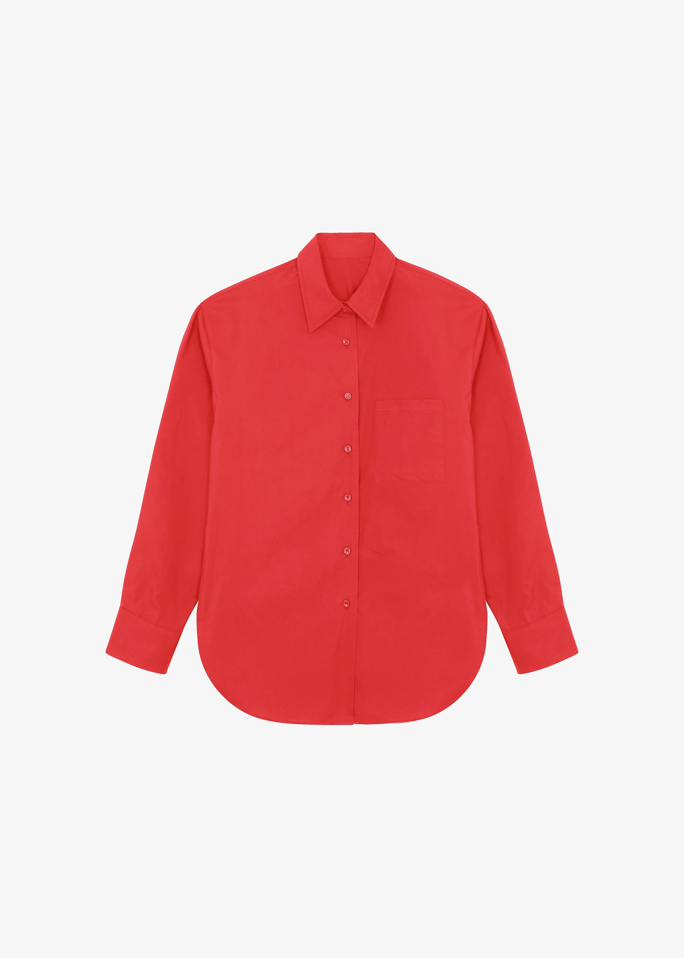 Lui Organic Cotton Shirt - Red - Image 5