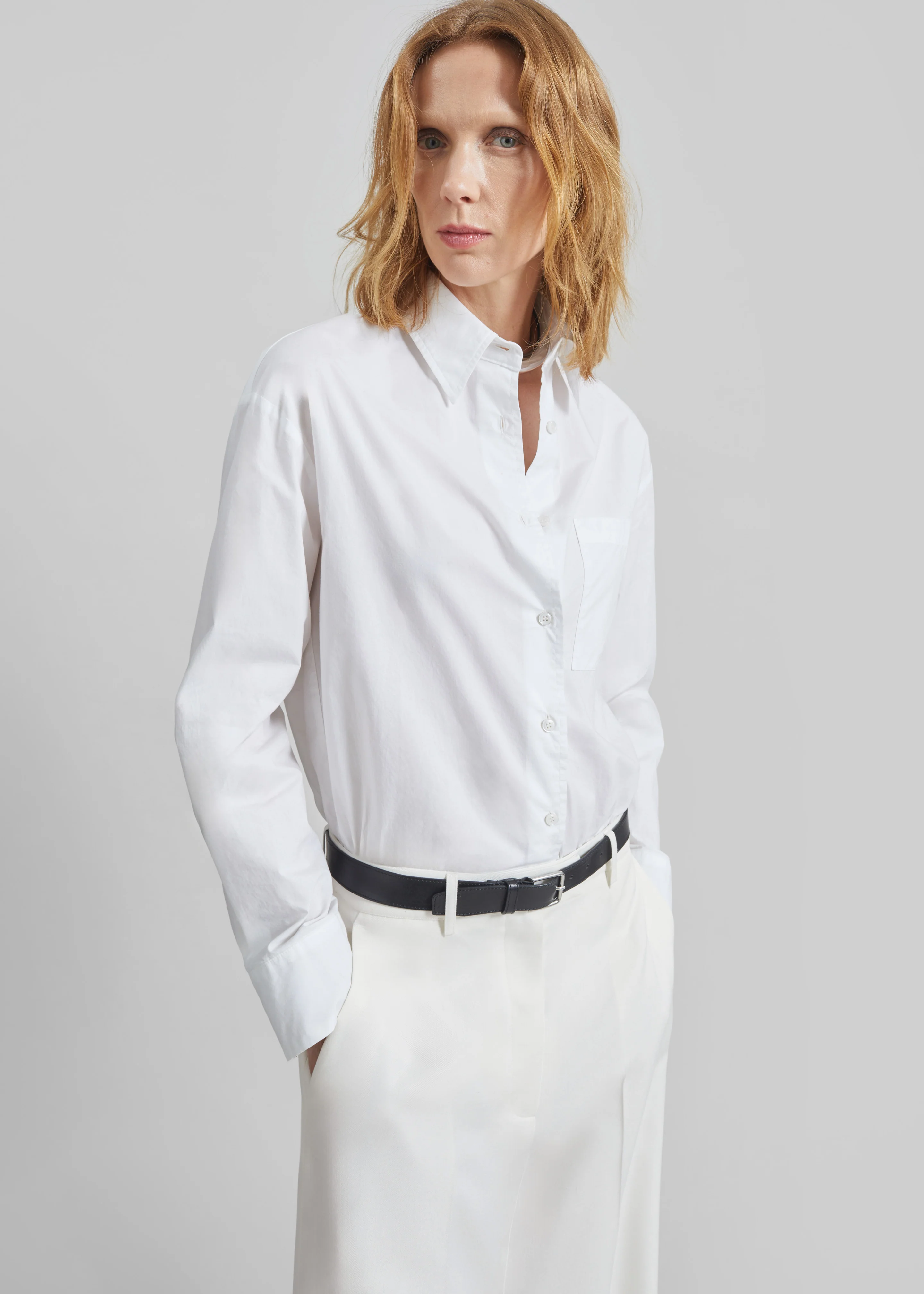 Lui Organic Cotton Shirt - White - Image 3
