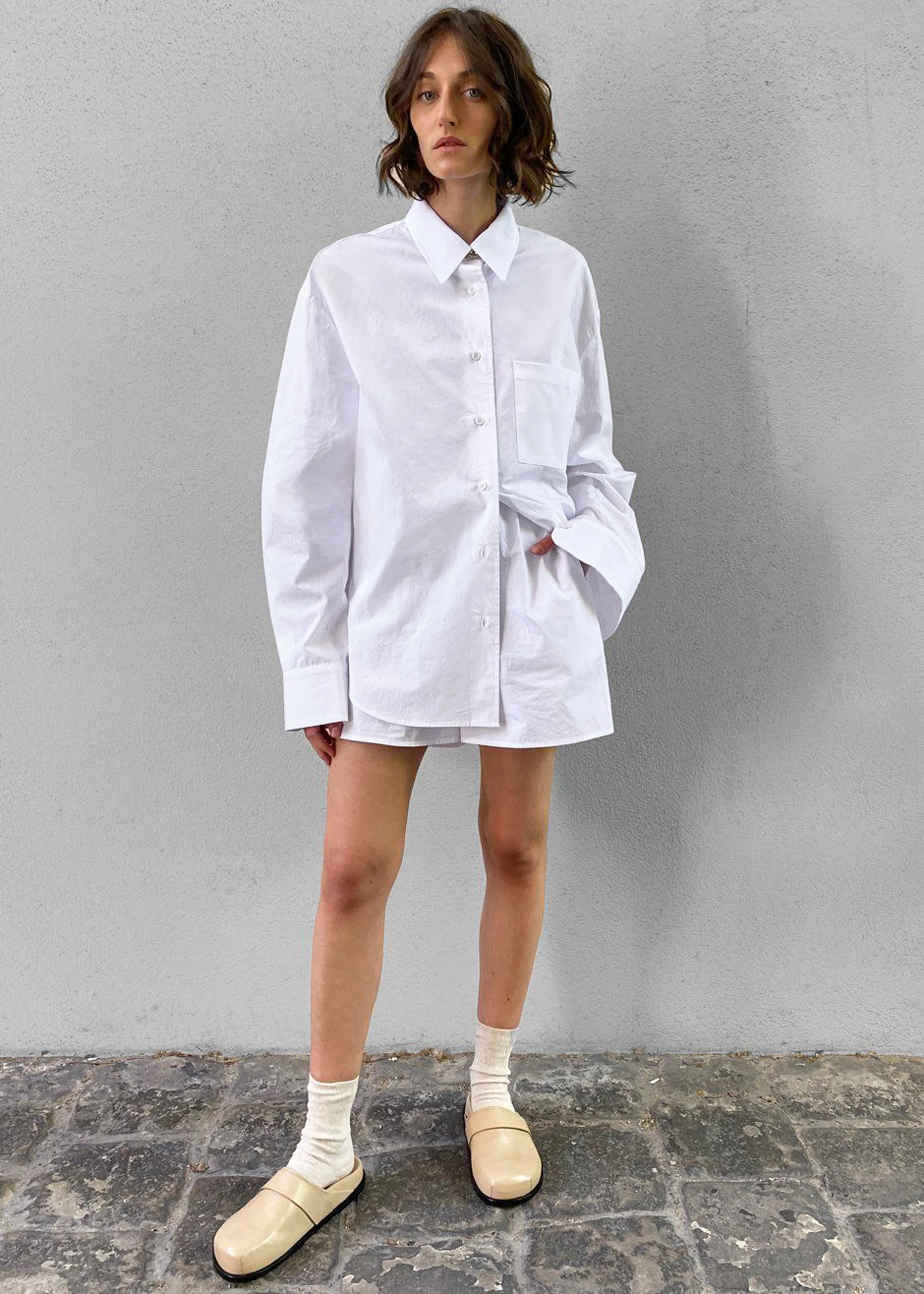 Lui Organic Cotton Shirt - White - Image 7