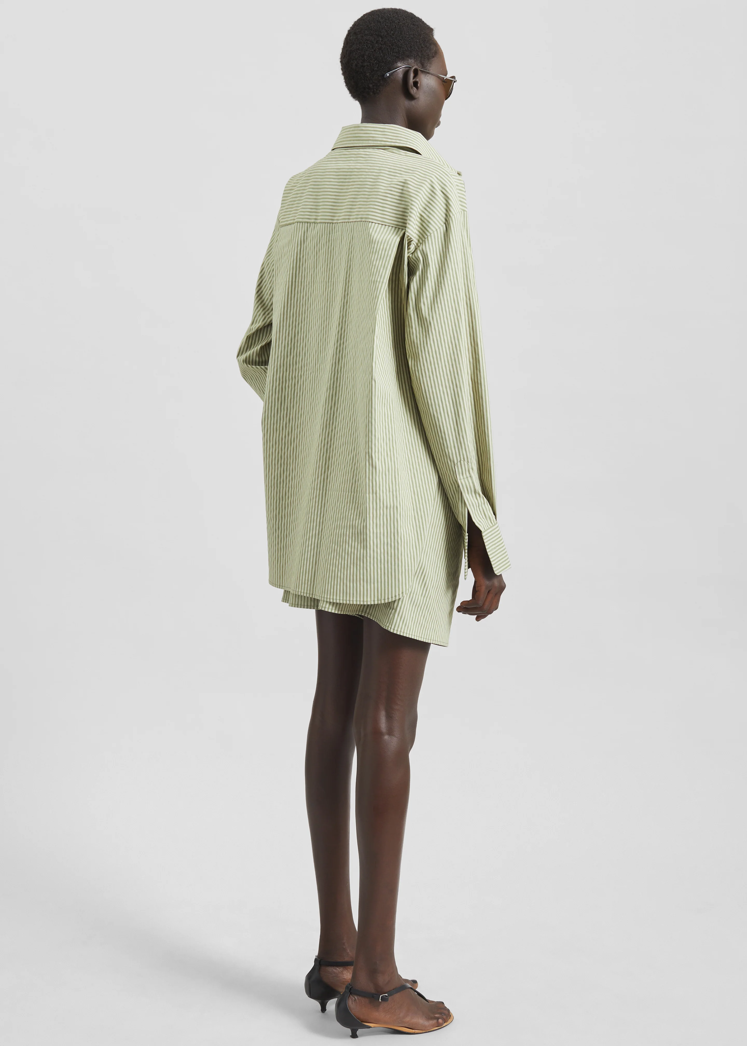 Lui Shirt - Green Stripe - Image 6