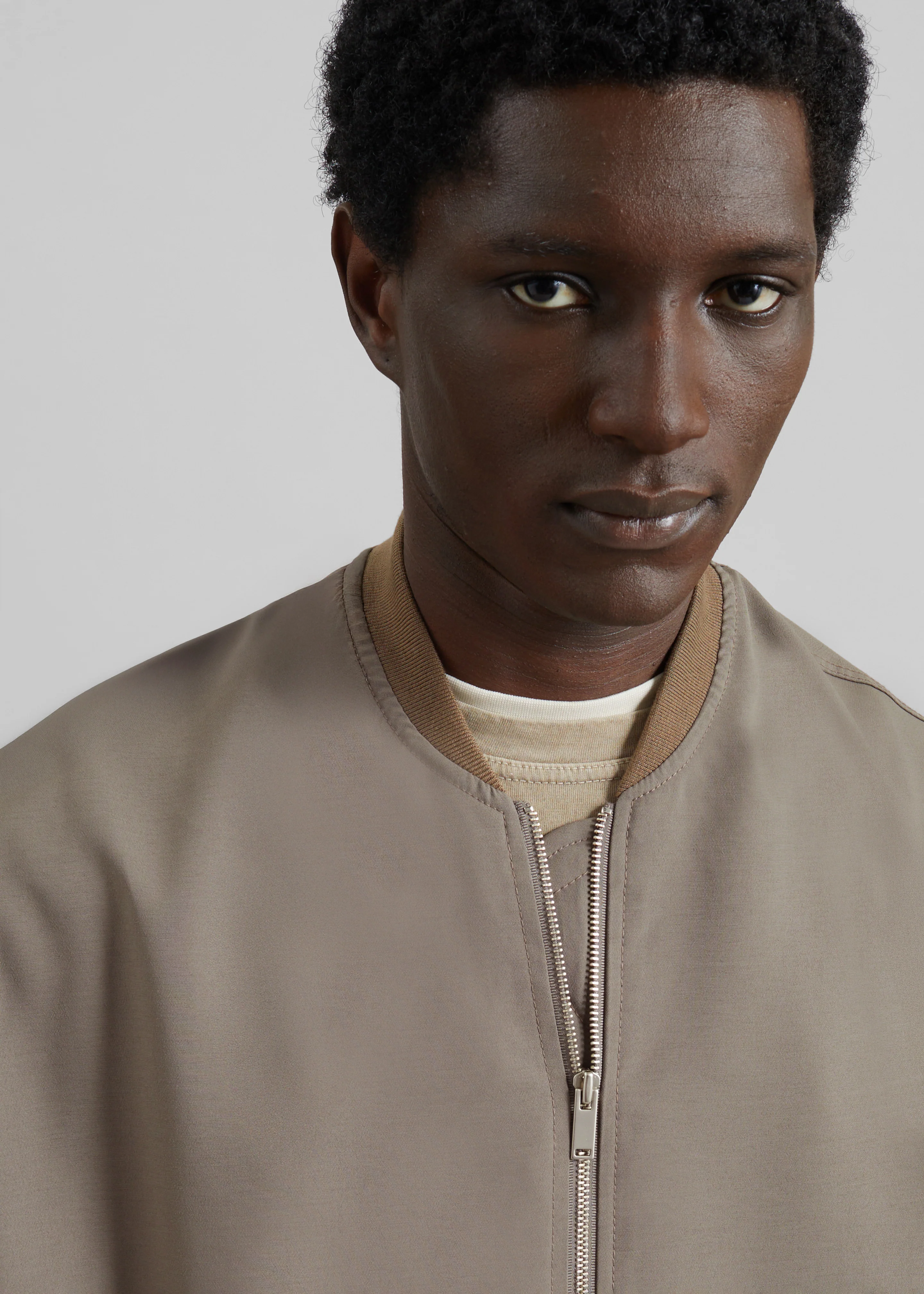 Lumi Bomber Jacket - Dark Olive - Image 13