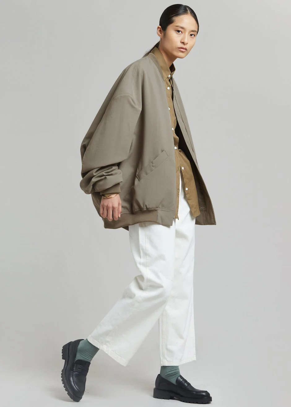 Lumi Bomber Jacket - Dark Olive - Image 8