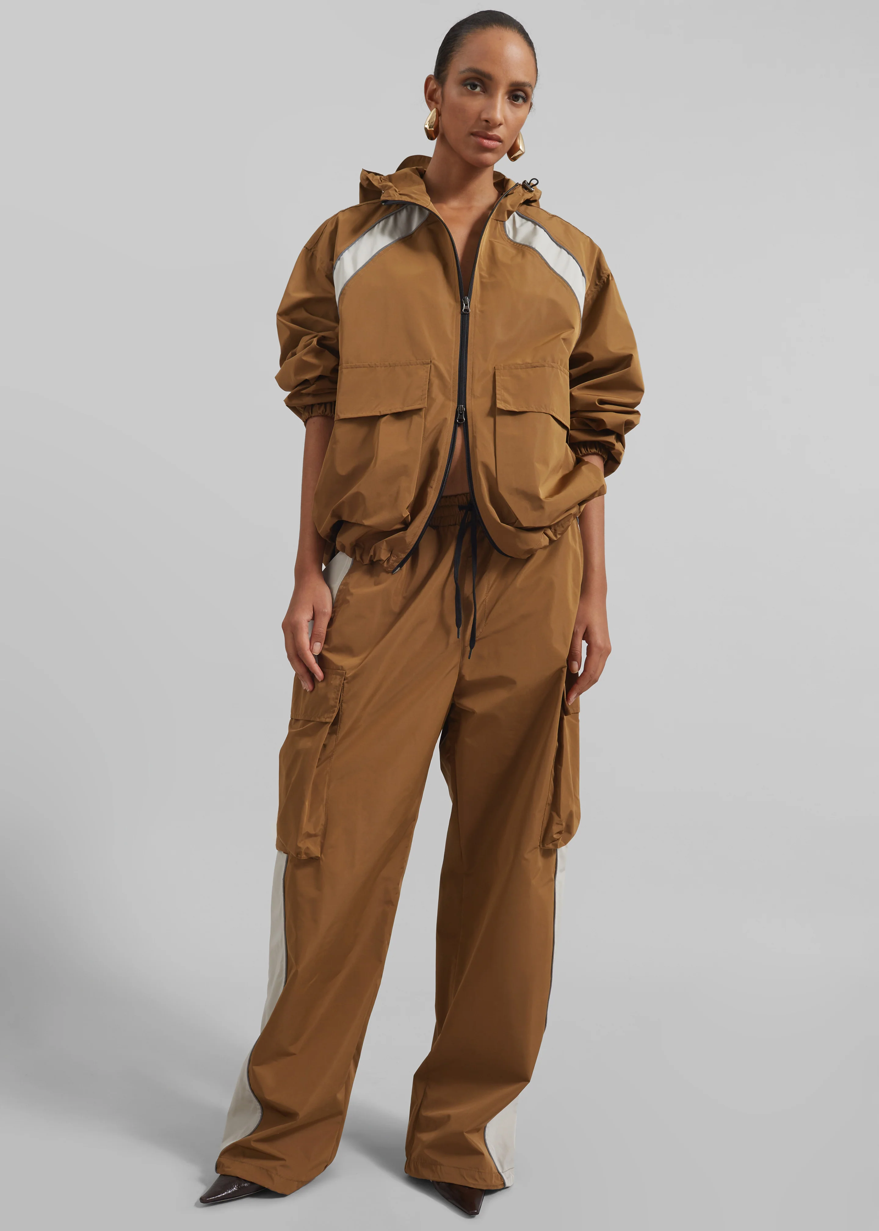 Navan Cargo Pants - Brown - Image 3