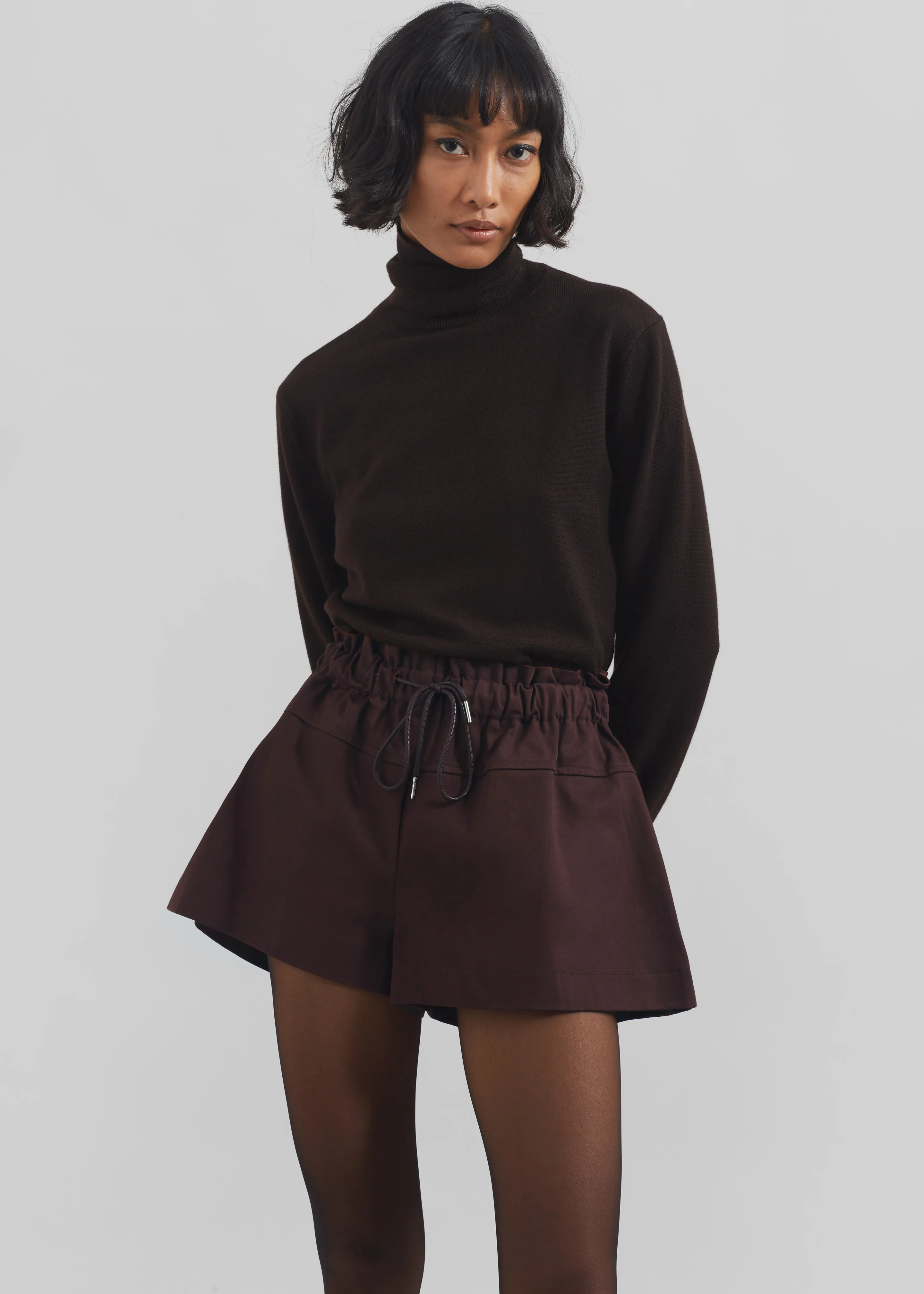 Pomona Shorts - Burgundy - Image 6