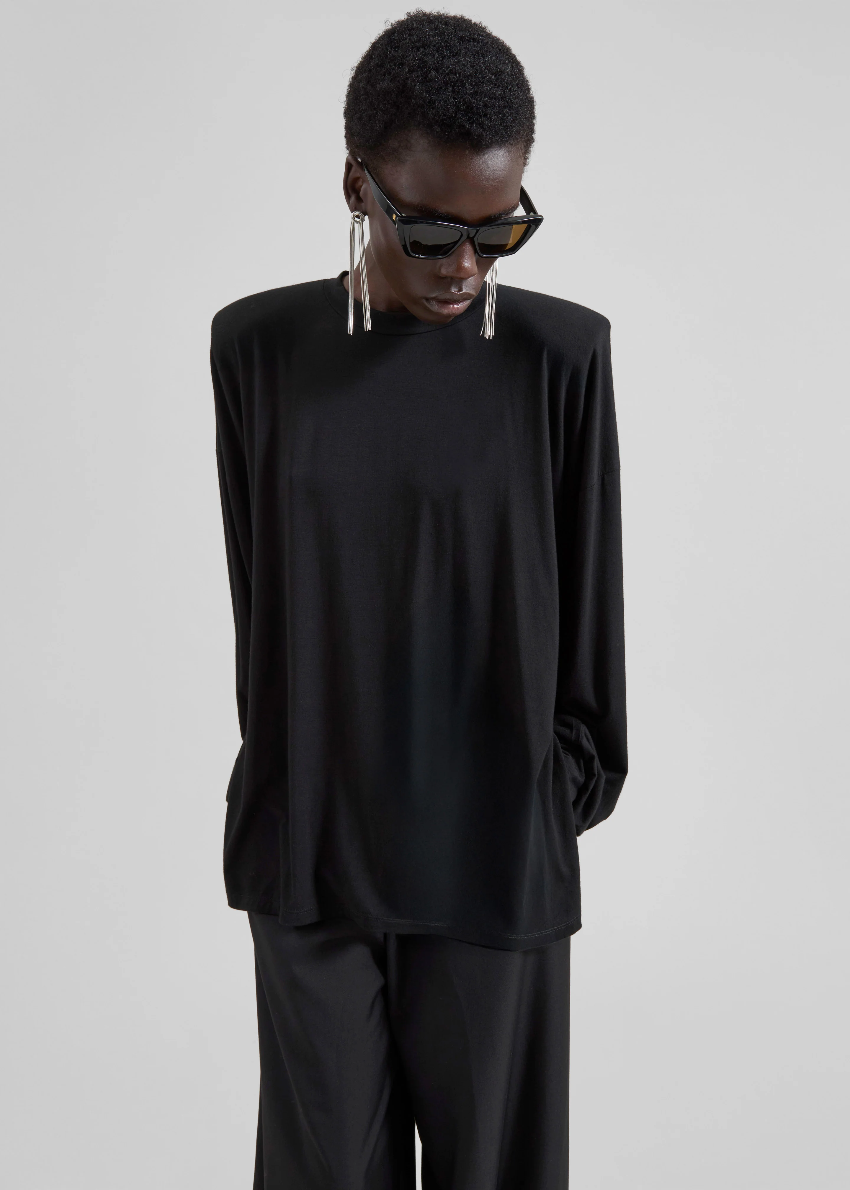 Ravvi Soft Padded Top - Black