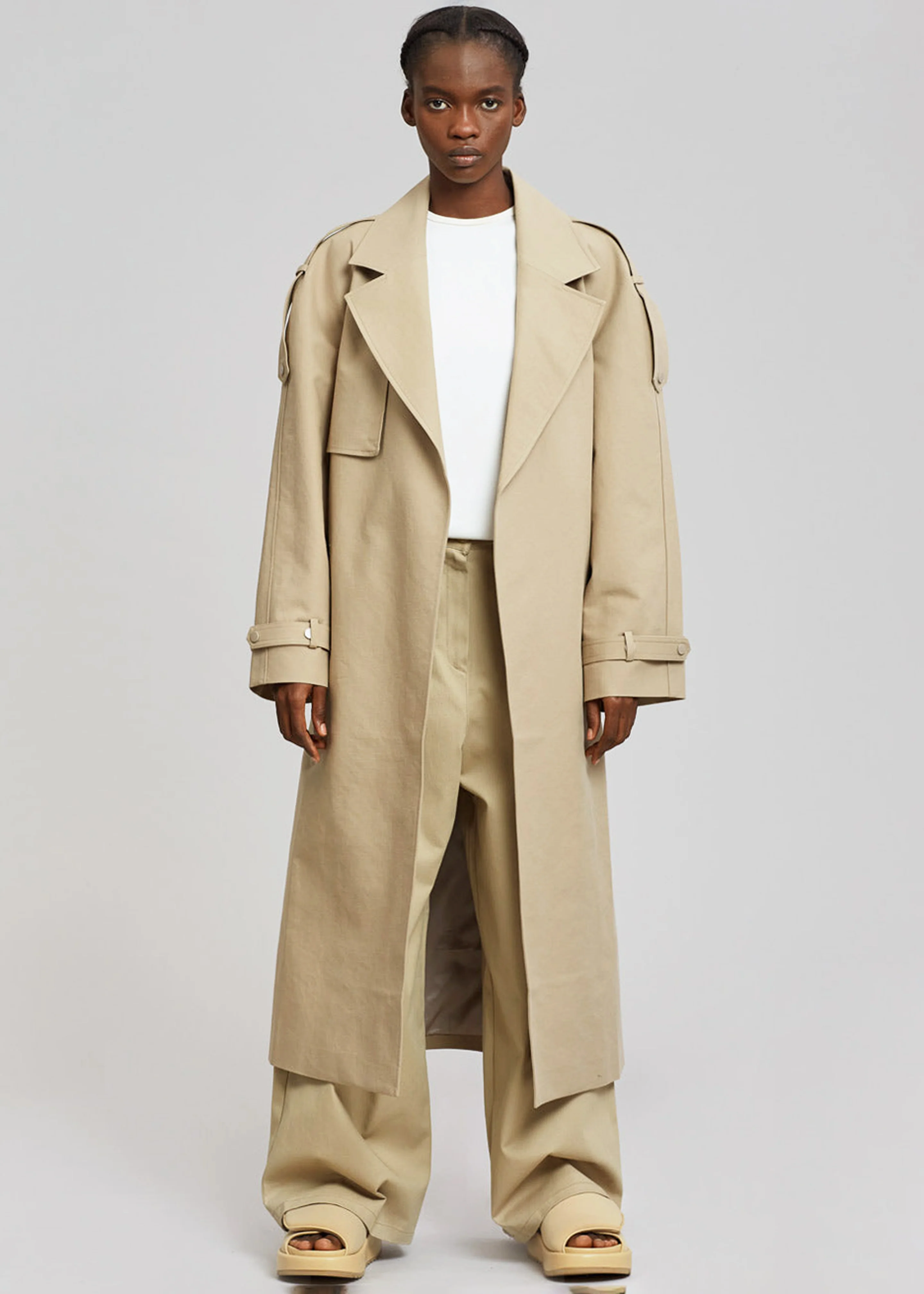 Rhodes Trench Coat - Natural - Image 2
