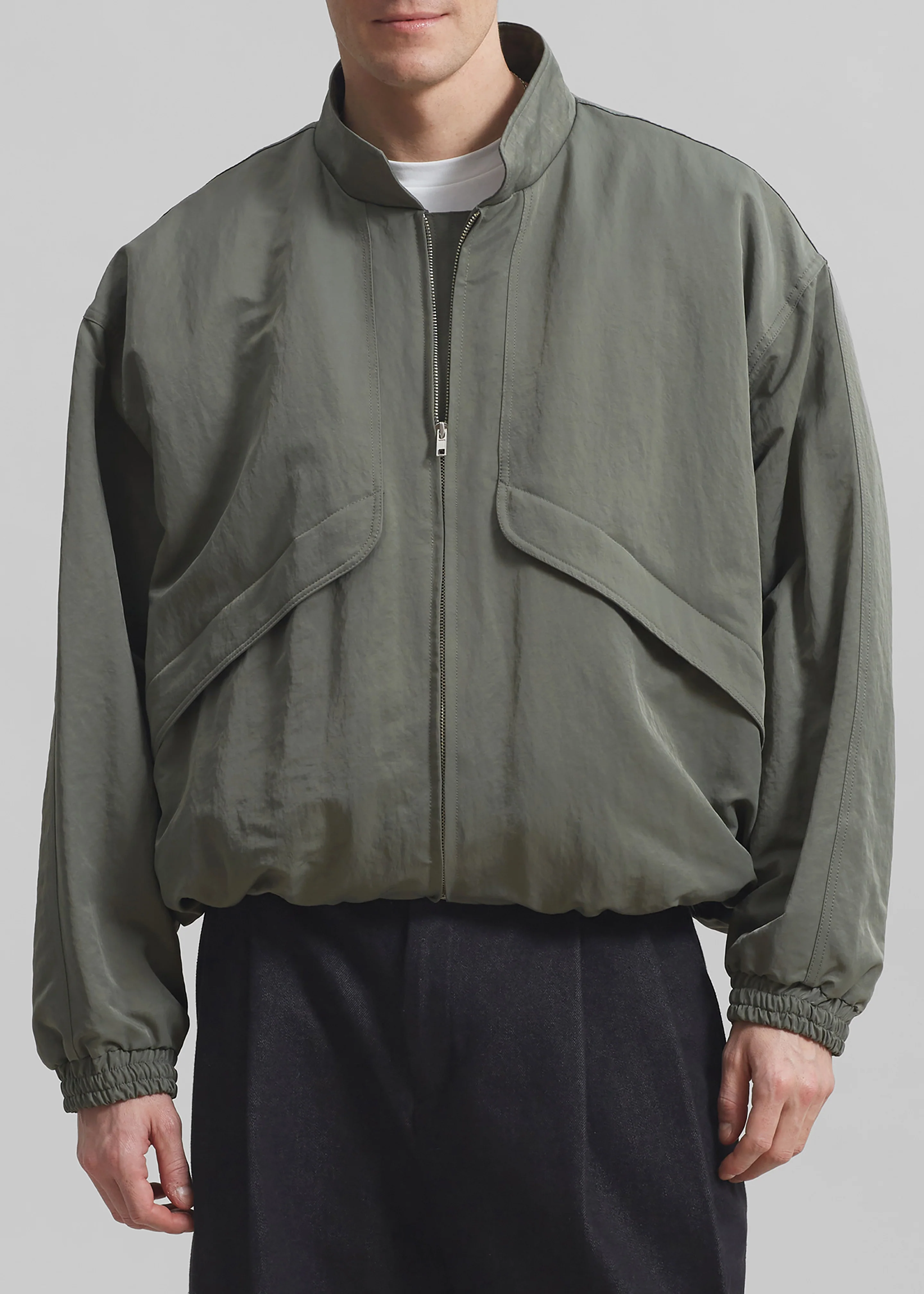 Seth Oversized Jacket - Khaki - Image 12