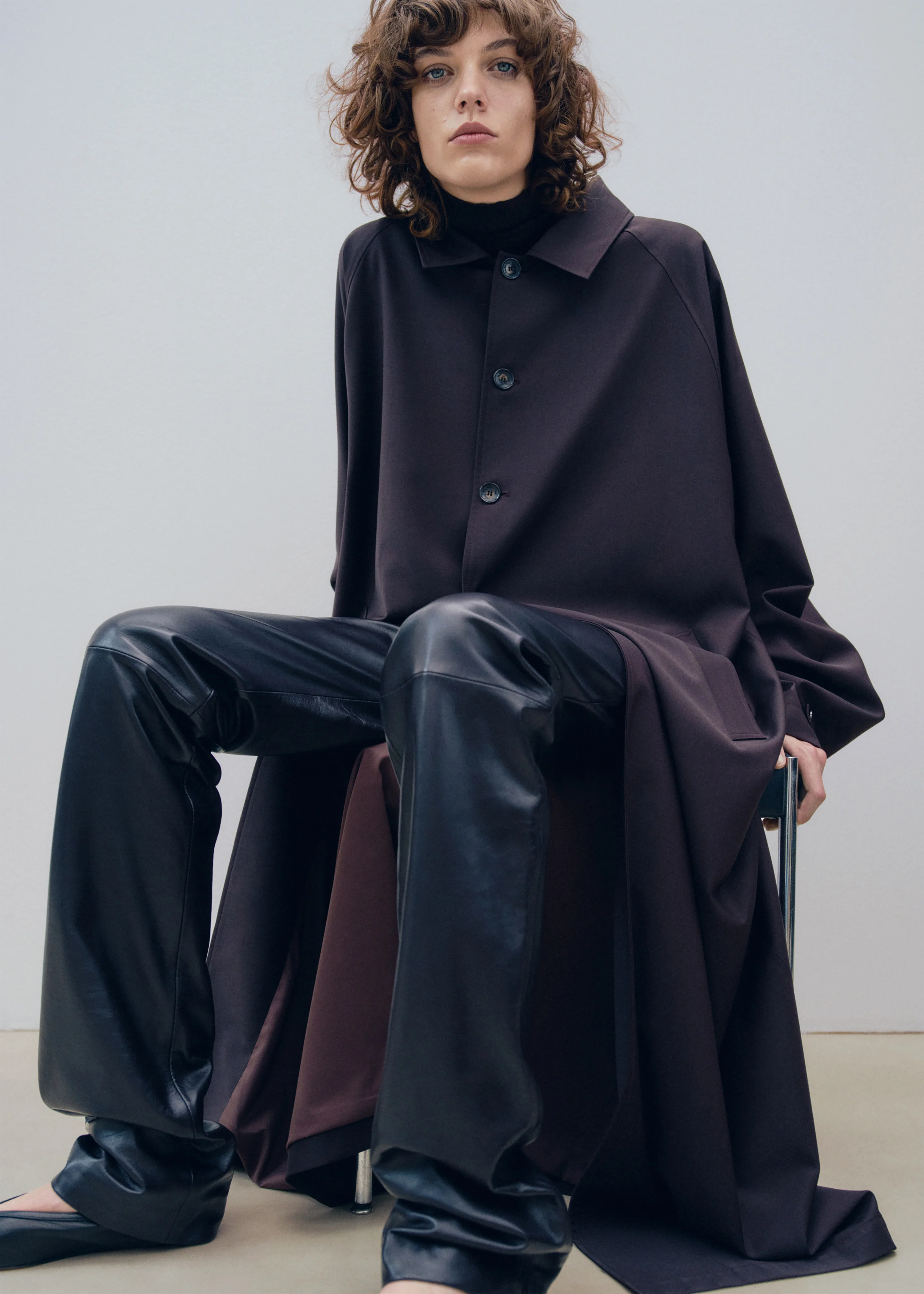 Shay Trench Coat - Brown - Image 2