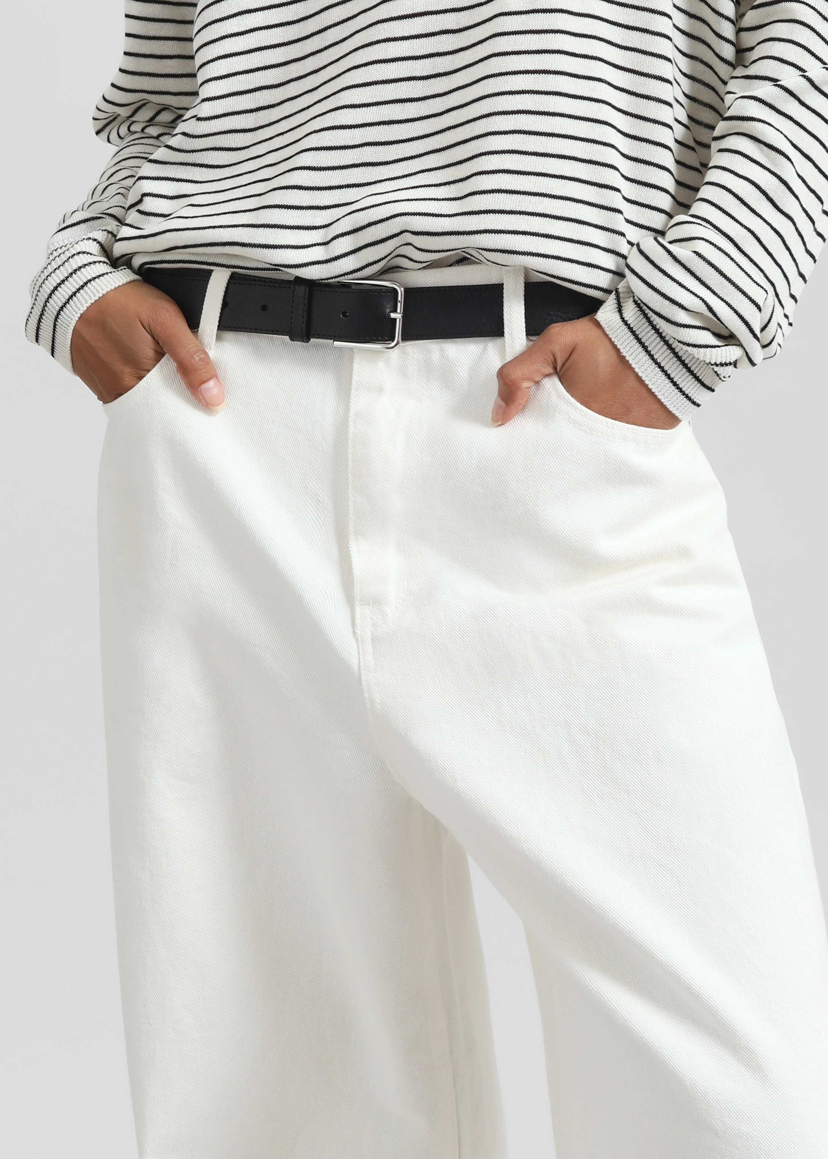 Simo Straight Jeans - White - Image 4