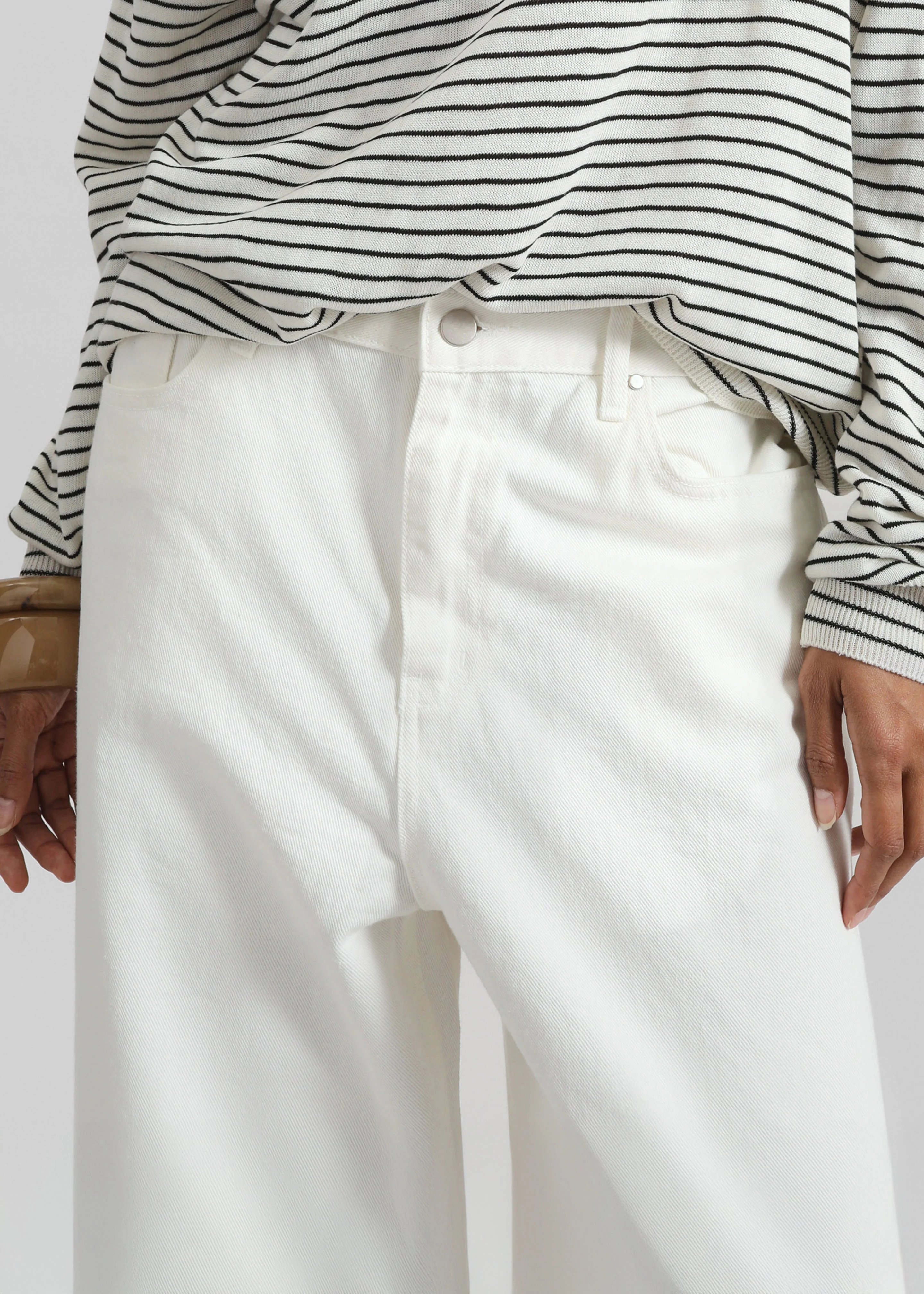 Simo Straight Jeans - White - Image 7