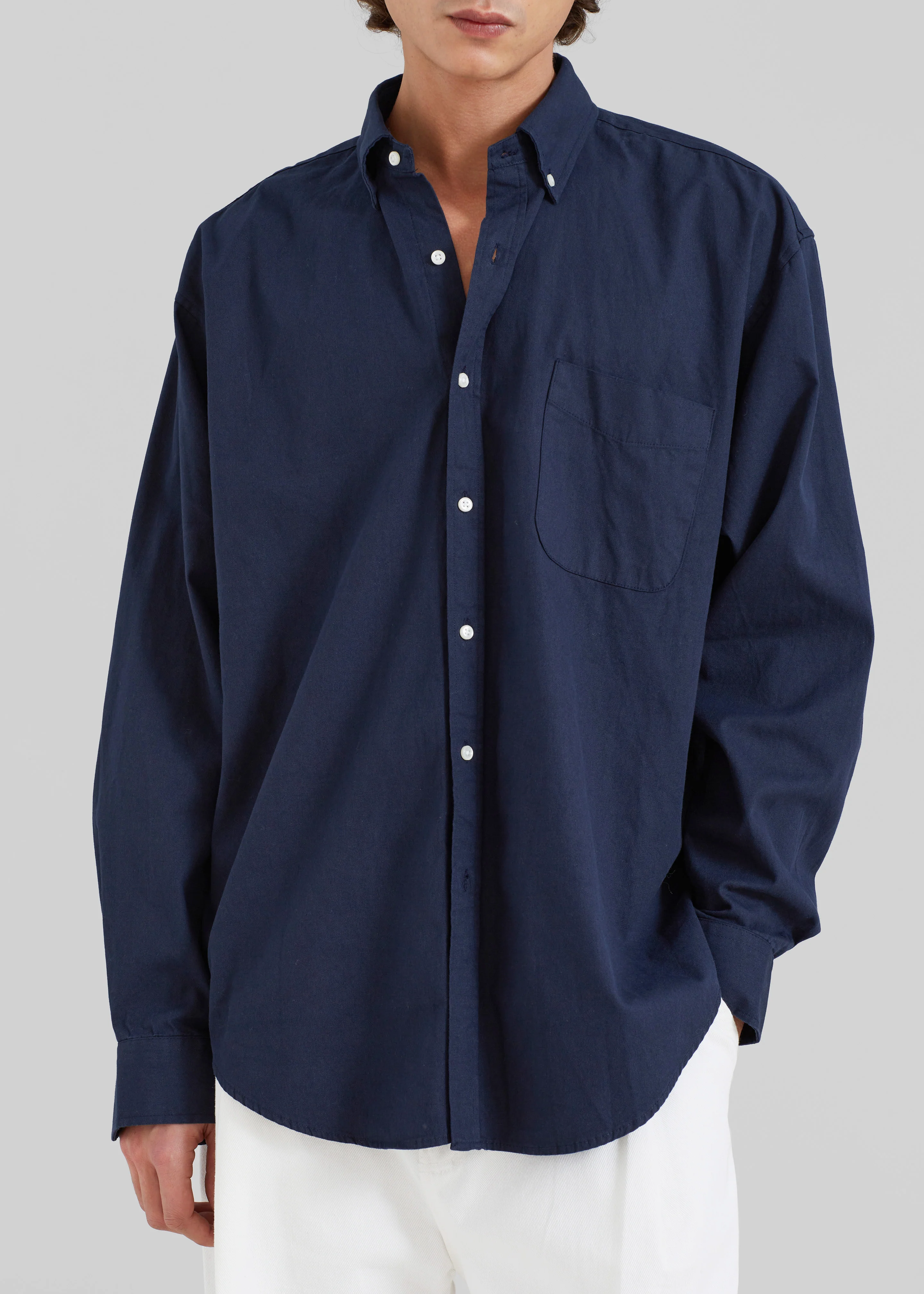 Sinclair Shirt - Navy - Image 9